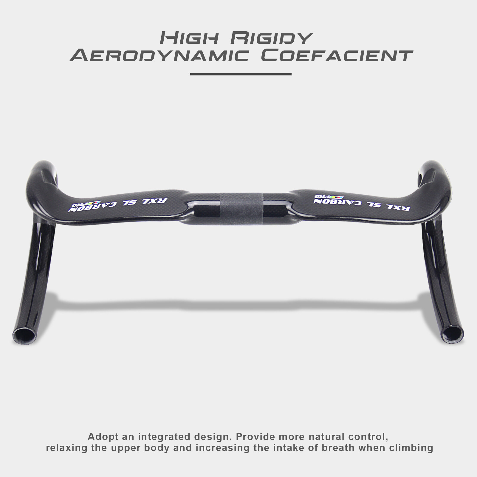 Carbon Road Bike Handlebar 31.8 Road Bicycle Drop Bars Inner Routing 400/420/440