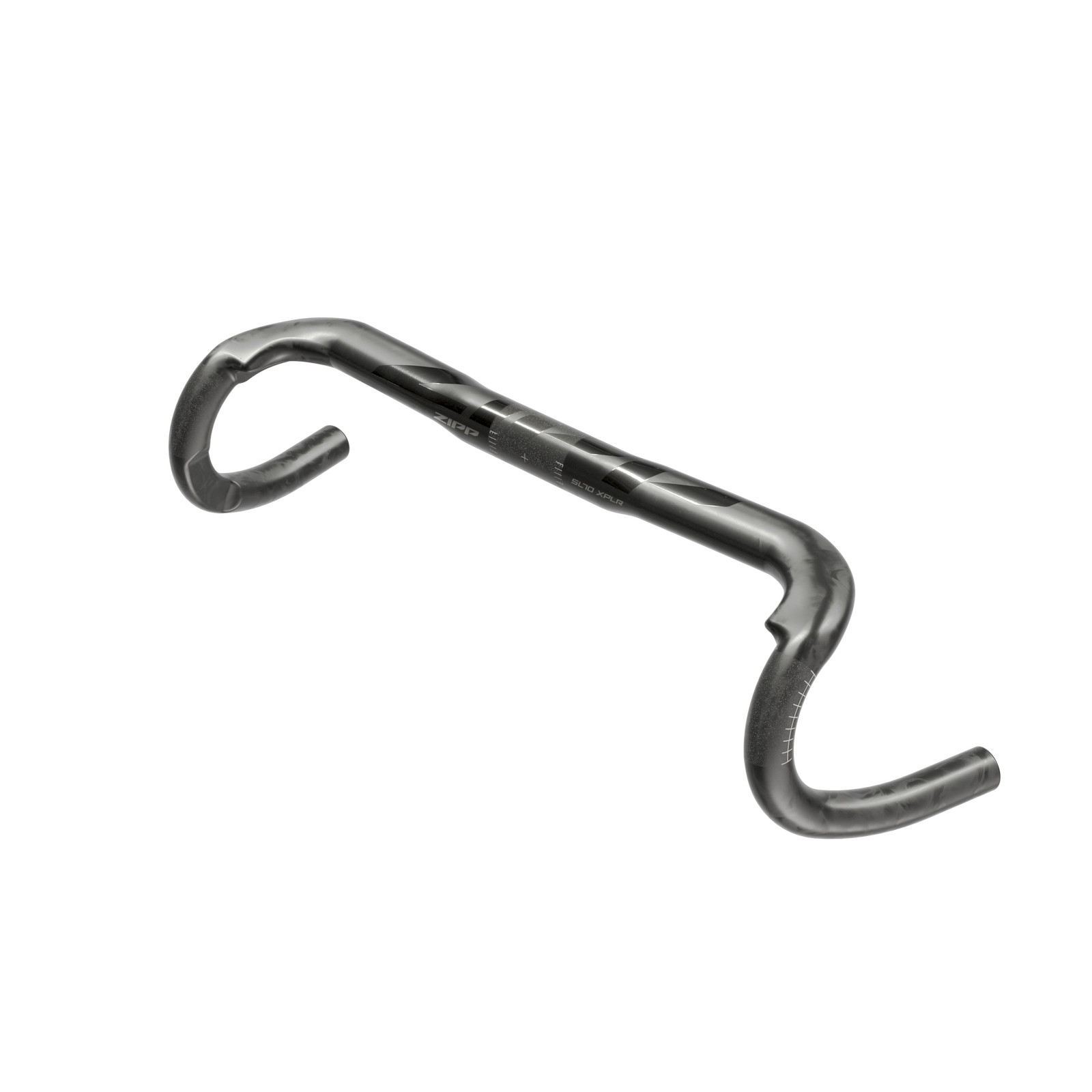Zipp SL 70 XPLR Drop Handlebar – Carbon, 31.8mm, 46cm, Matte Black, A1