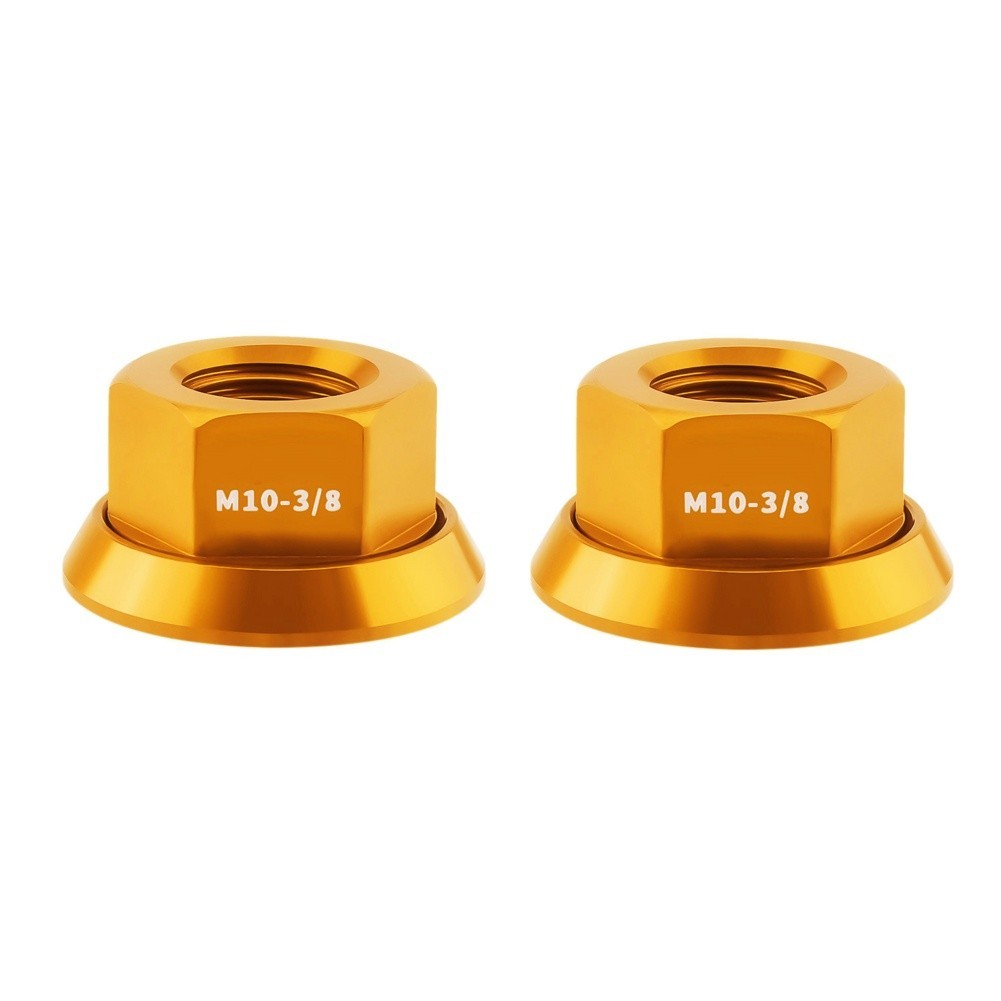 Aluminum Alloy Nuts 2pcs Package 7075 Aluminum Alloy Material Easy Installation