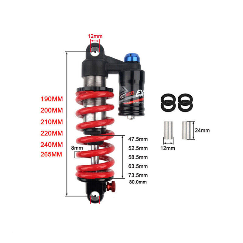 Fastace BDA53RC Downhill Rear Shock for DNM rcp2S MTB