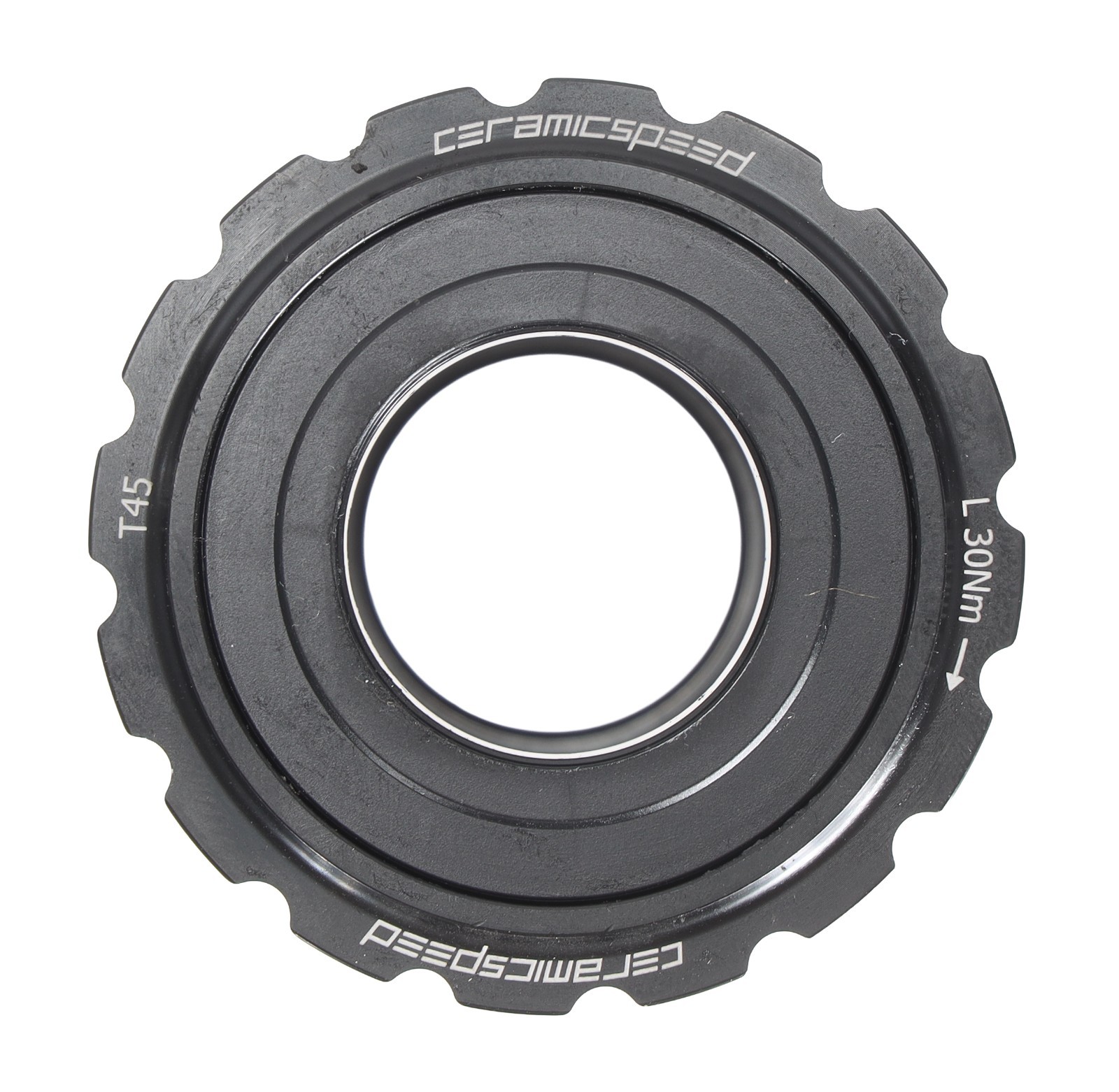 CeramicSpeed T45 Bottom Bracket For Shimano Road Bike 24mm BLACK Standard