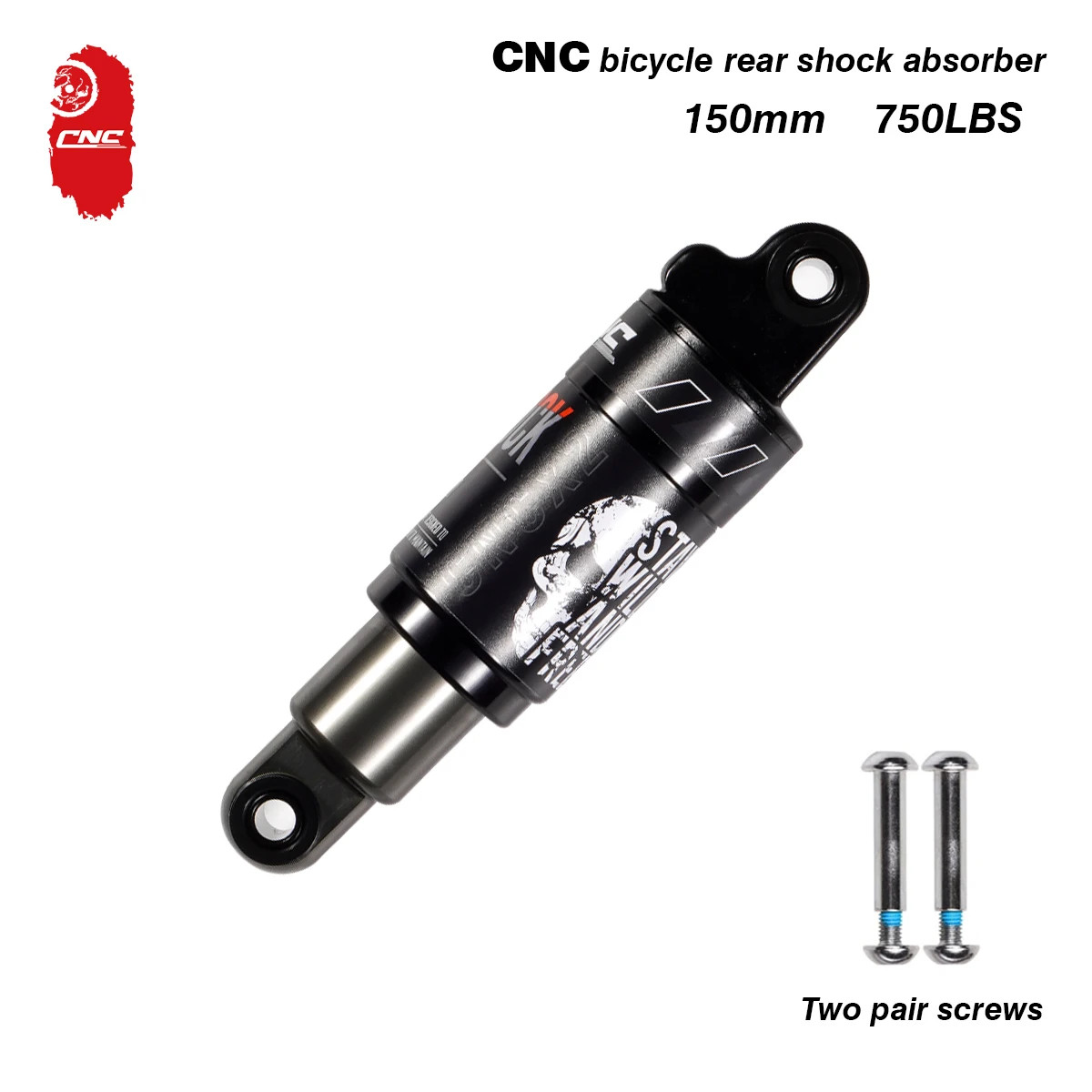 120/125/150/165/190/200mm Mountain Cycling Hydraulic Frame Air Shock Absorbers