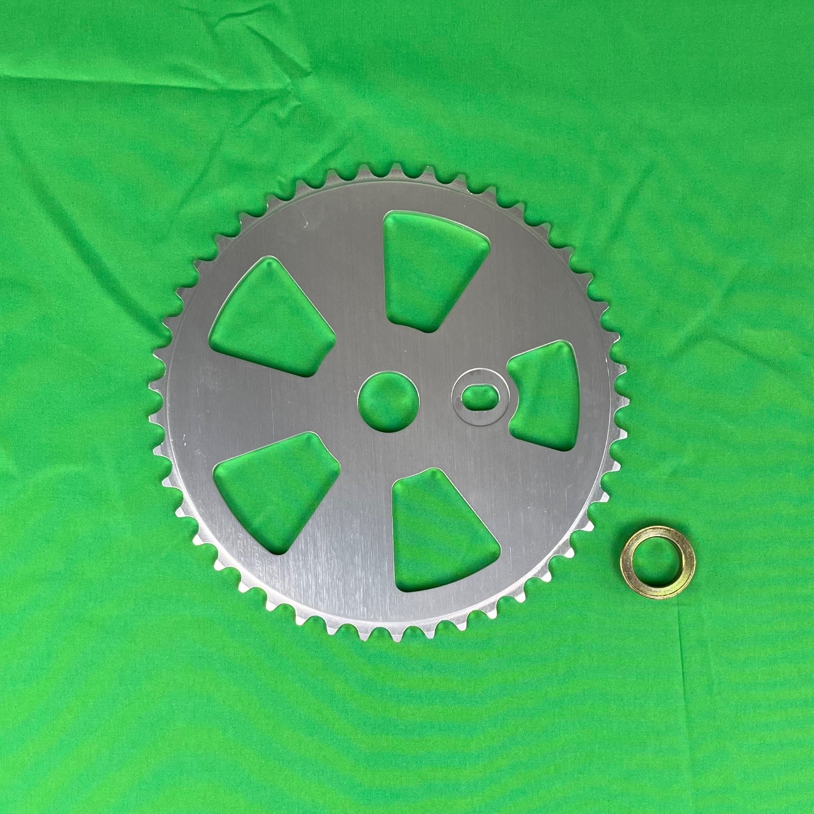 TNT Bicycles 45 Tooth Retro Blade Sprocket Silver