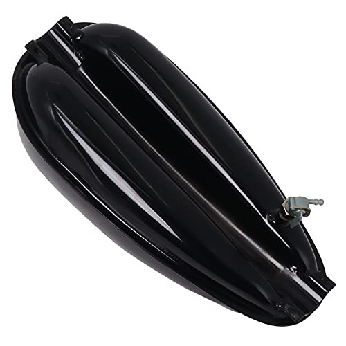 4L Metal Fuel Gas Tank with Cap, Spark Plug, Petcock, Fuel Line, Fits 49cc