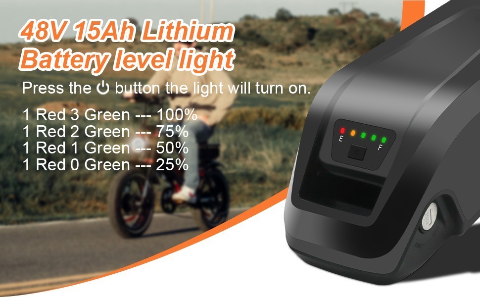 48V 36V 10Ah 15Ah Ebike Battery for 0-1800W Electric Bike Bicycl Lithium Battery