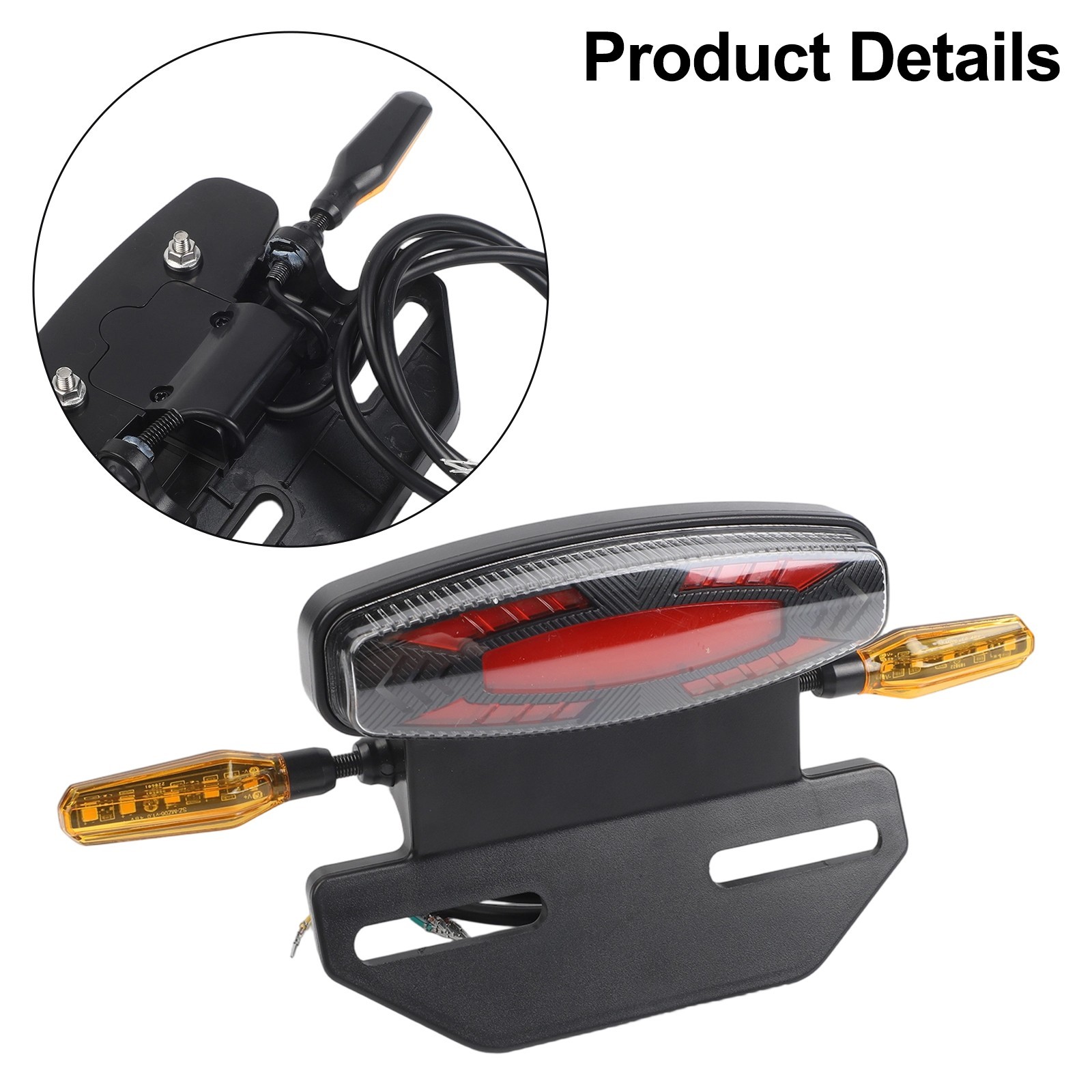 E-bike Taillight 6-Pin Connection IPX4 Waterproof Multiple Lighting Functions