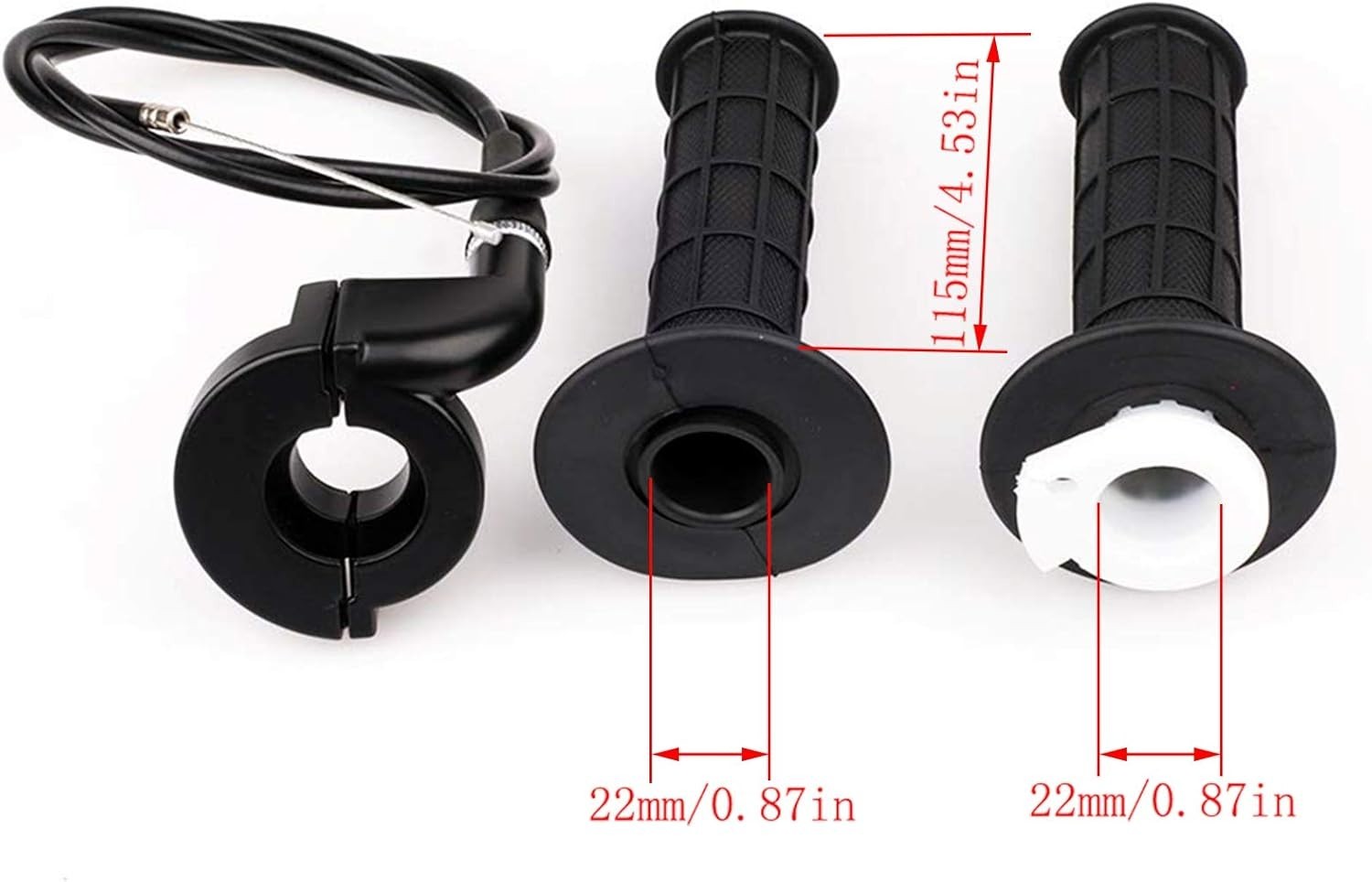 Modern Brake Lever & Throttle Cable Kit for Enhanced Control on Dirt Bikes