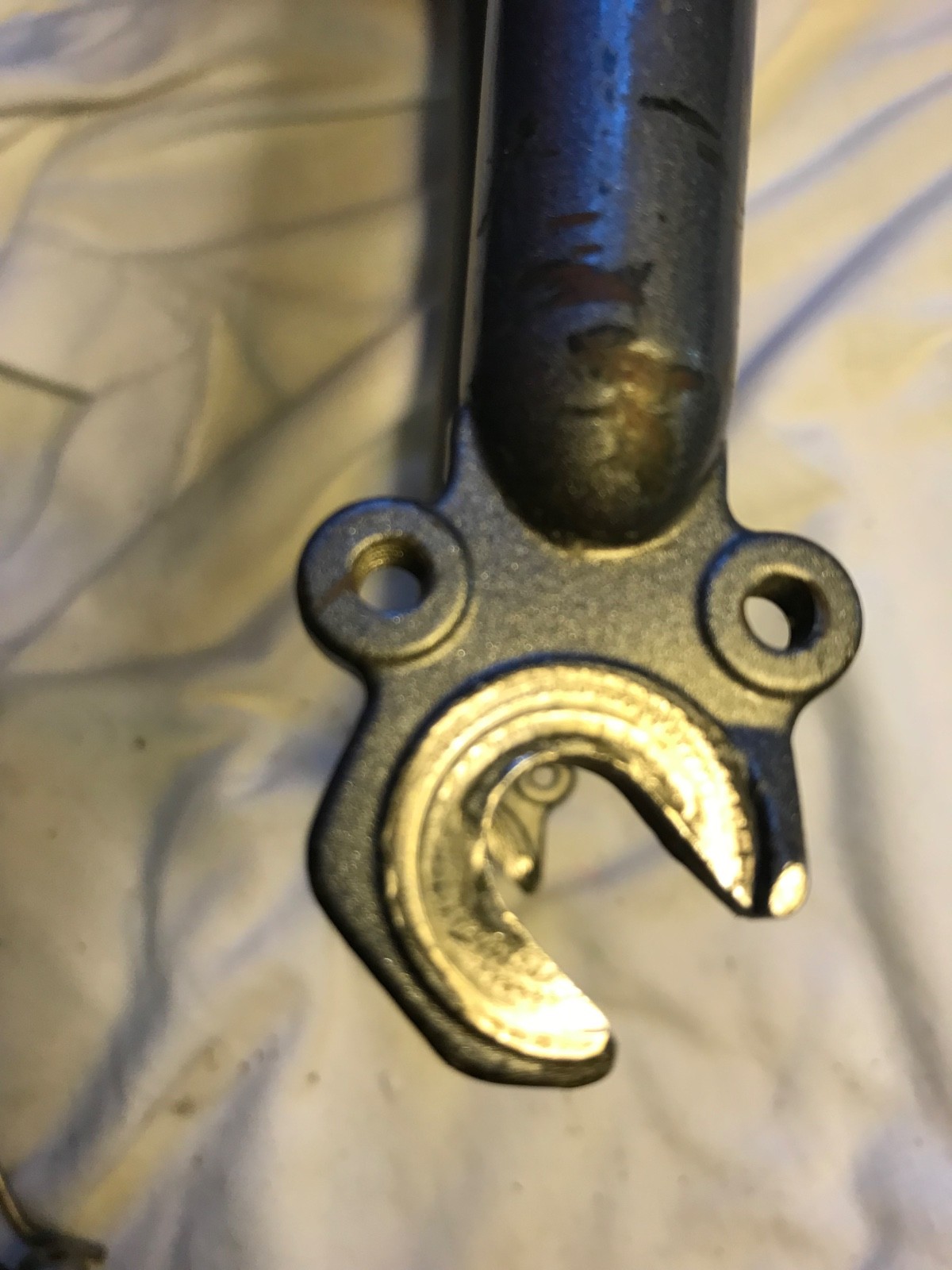 Threaded 1-1/8” quill MTB Fork rigid cromoly steel