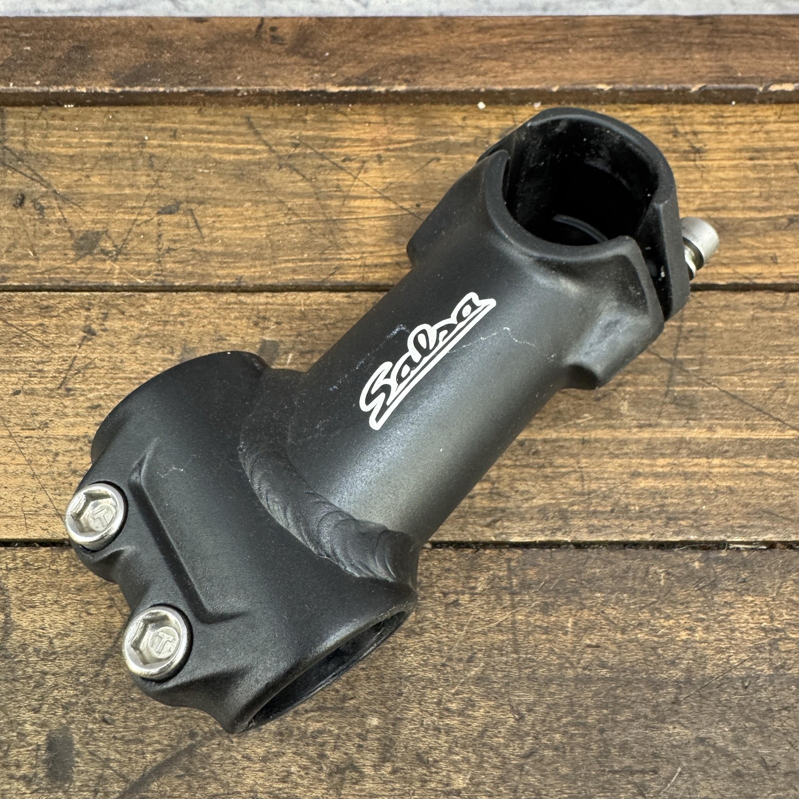 Vintage Salsa Threadless Bike Stem 25.4 Clamp 1 1/8 Black 85 90 MTB Short