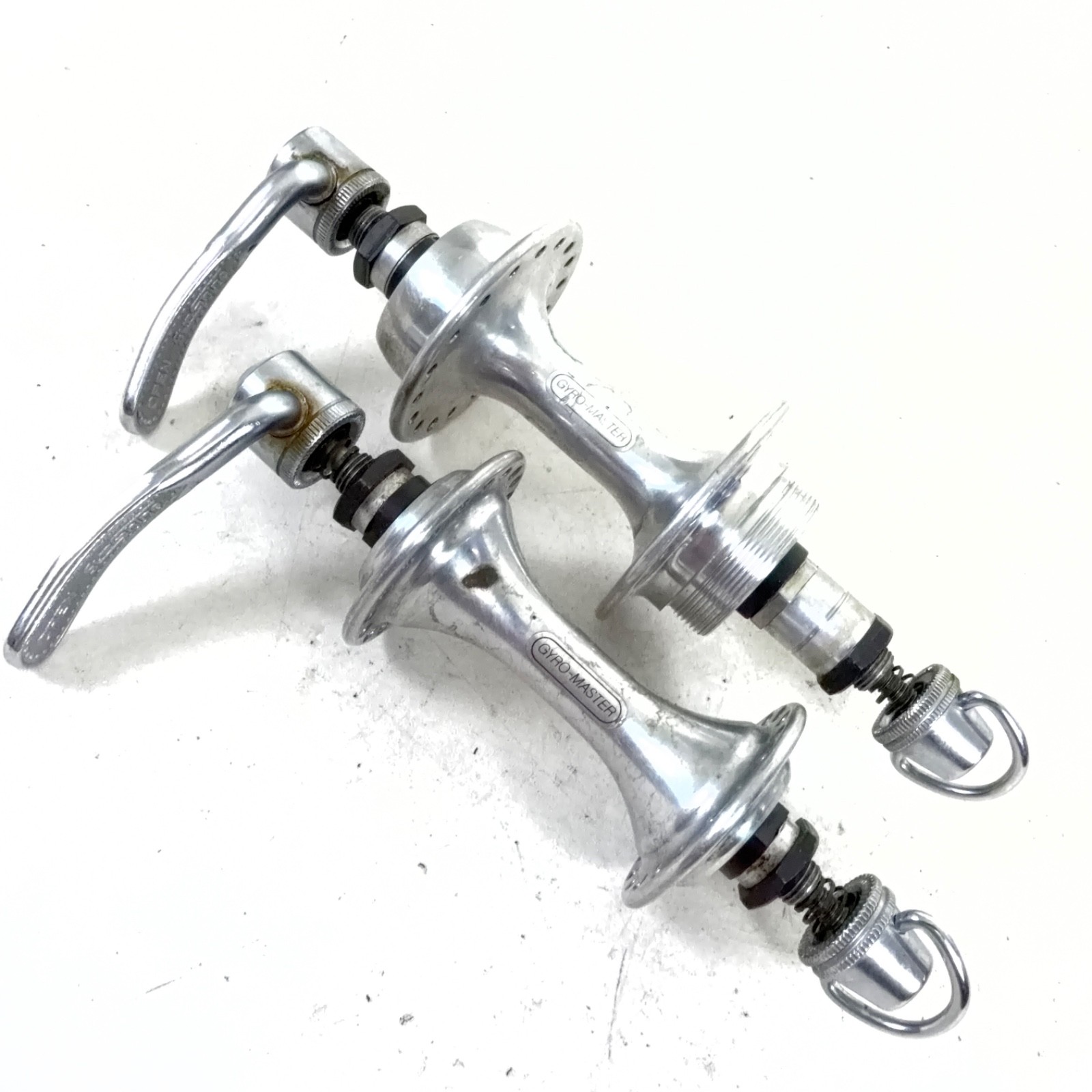 Sansin Vintage Gyro-Master Road Bike Hub Set F/R 36/36s 100/126 OLD QR Freewheel