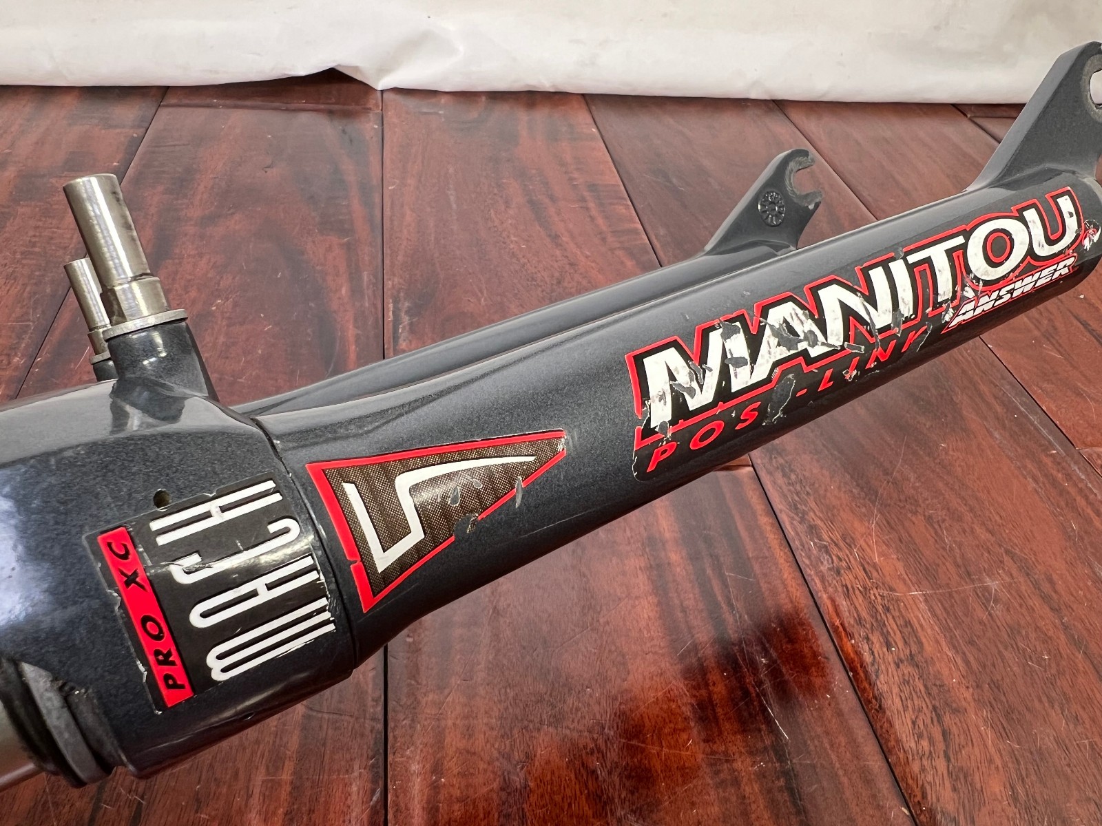 Vintage Manitou Mach 5 Pro XC Suspension Fork 1-1/8 V-Brake 26in Retro MTB