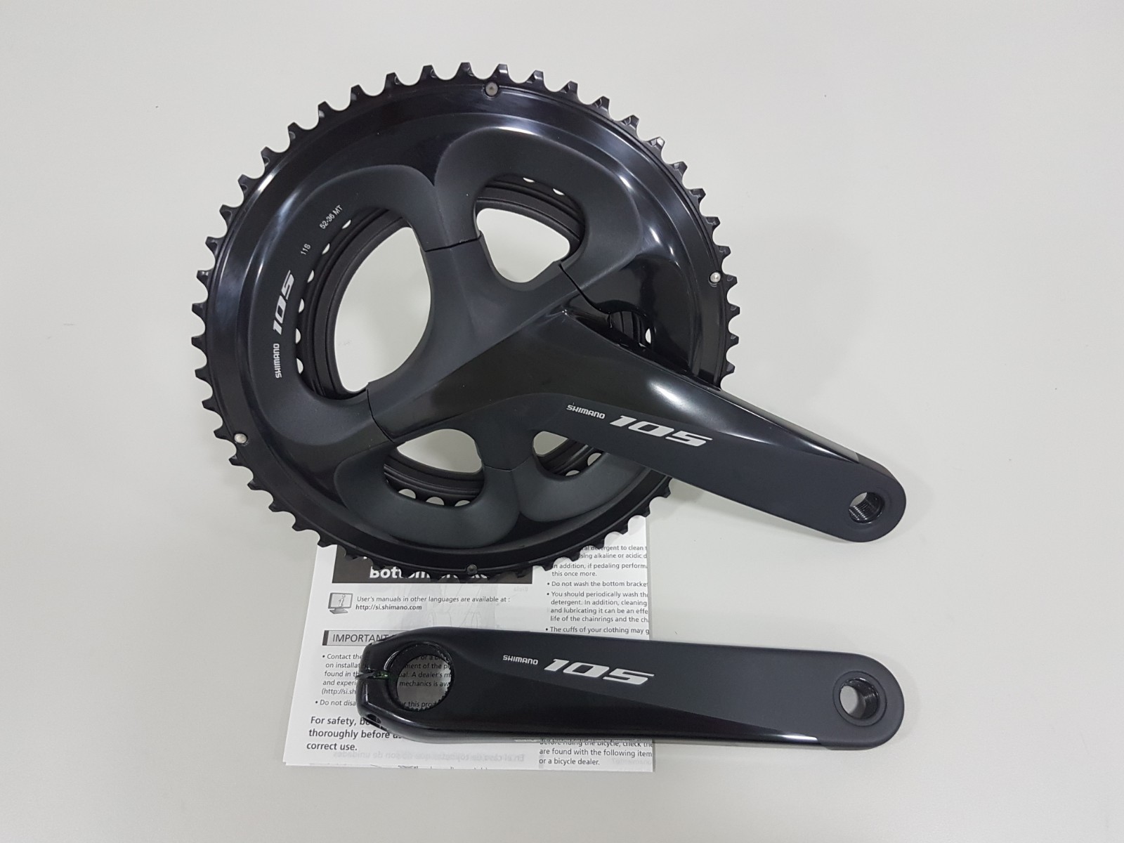 Shimano HOLLOWTECH II 105 FC-R7000 R7000 11Speed Road Crankset 52x36T 172.5mm