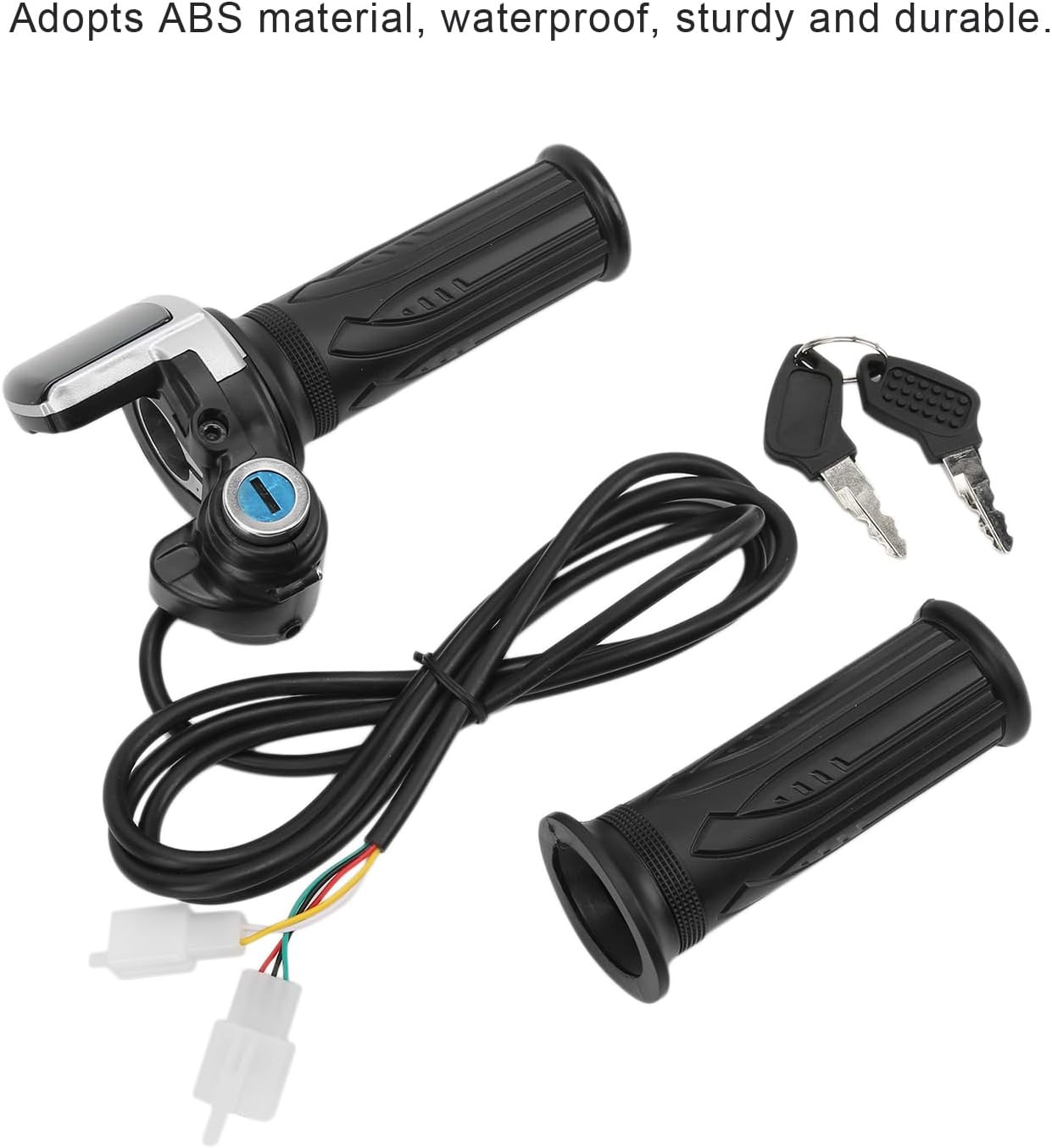 48V Half Twist Throttle, Ebike Throttle, Electric Bike Throttle with LED Display