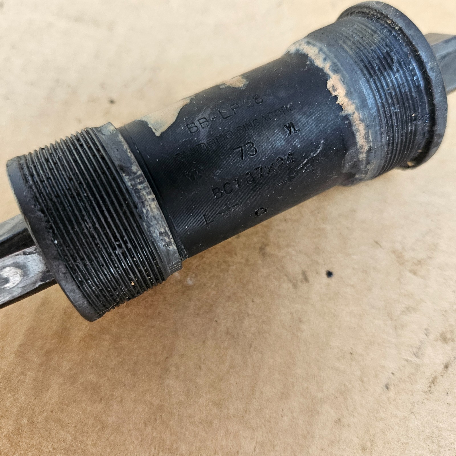Vintage Shimano BB-LP28 Cartridge Bottom Bracket Sealed Bearing 68mm x 113mm