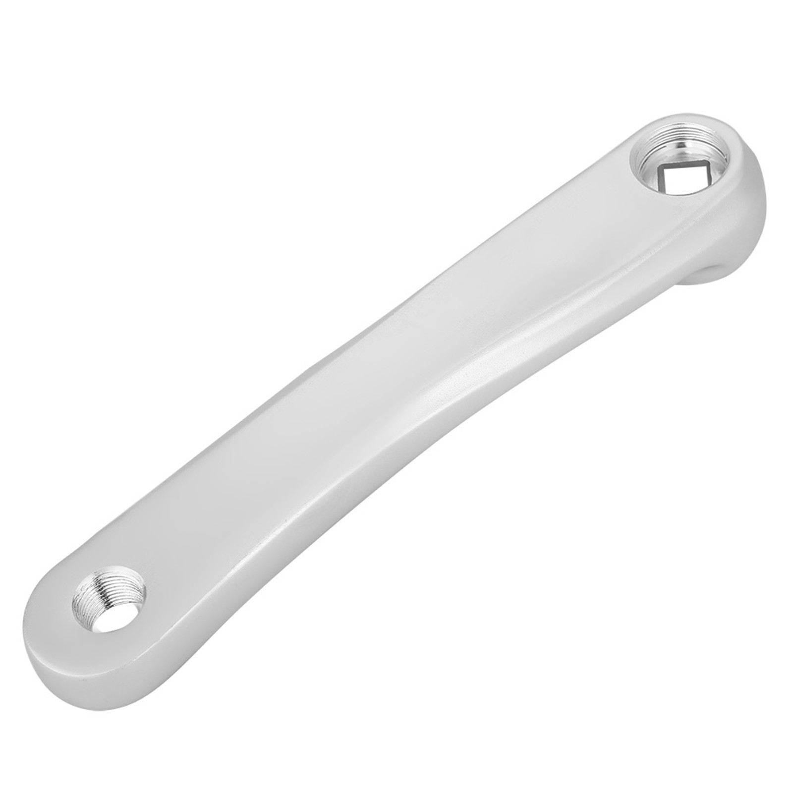 170mm Bike Aluminum Alloy Left Single Chain Crank Arm (Silver Rhombic Hole)