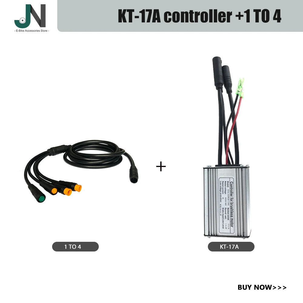 Ebike KT Controller Waterproof 36/48V with LCD Display Throttle Brake PAS Sensor