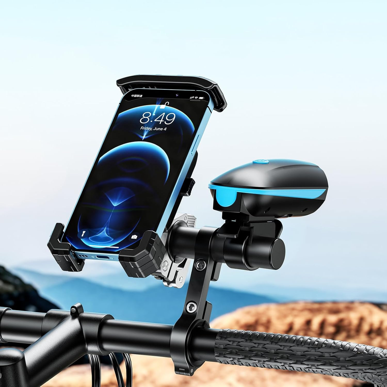 Bike Handlebar Extender Aluminum Alloy Single Bicycle Handlebar Extension Double