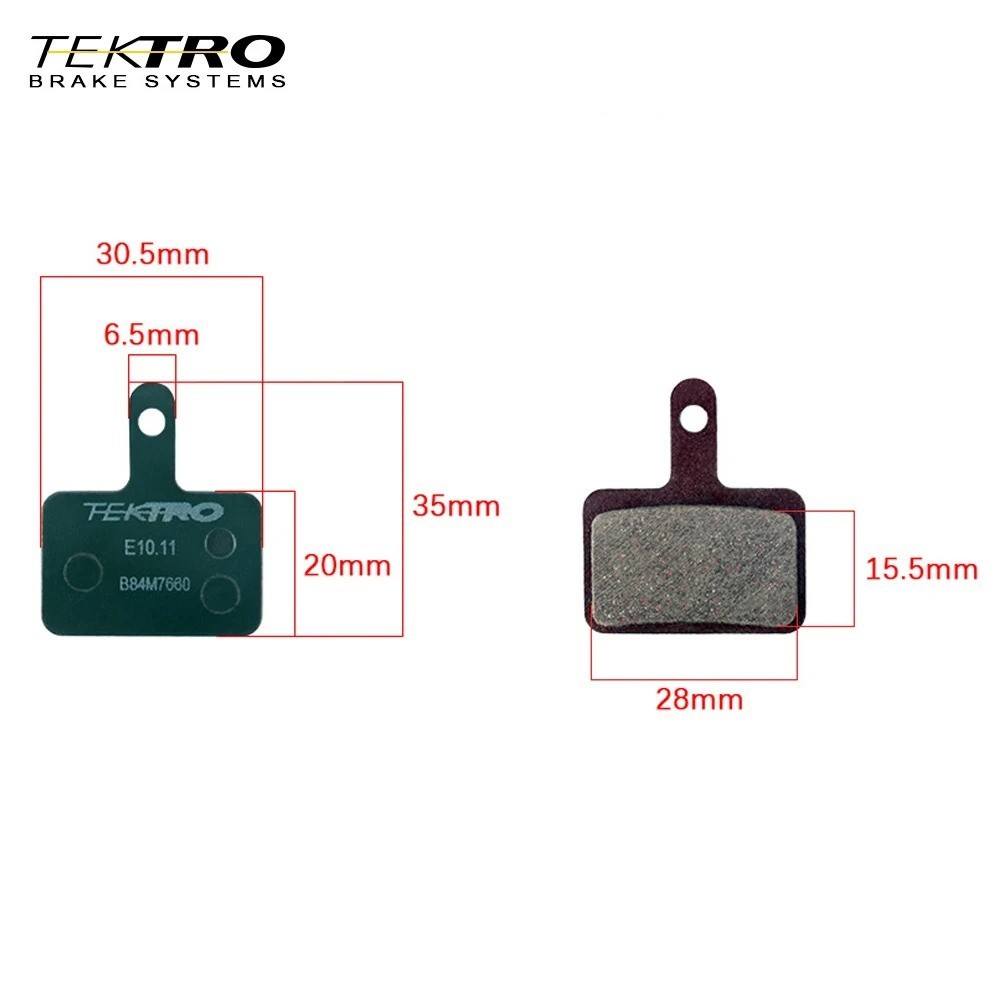 2 pairs original Tektro brake pads organic E10.11 for Orion Auriga Pro Auriga