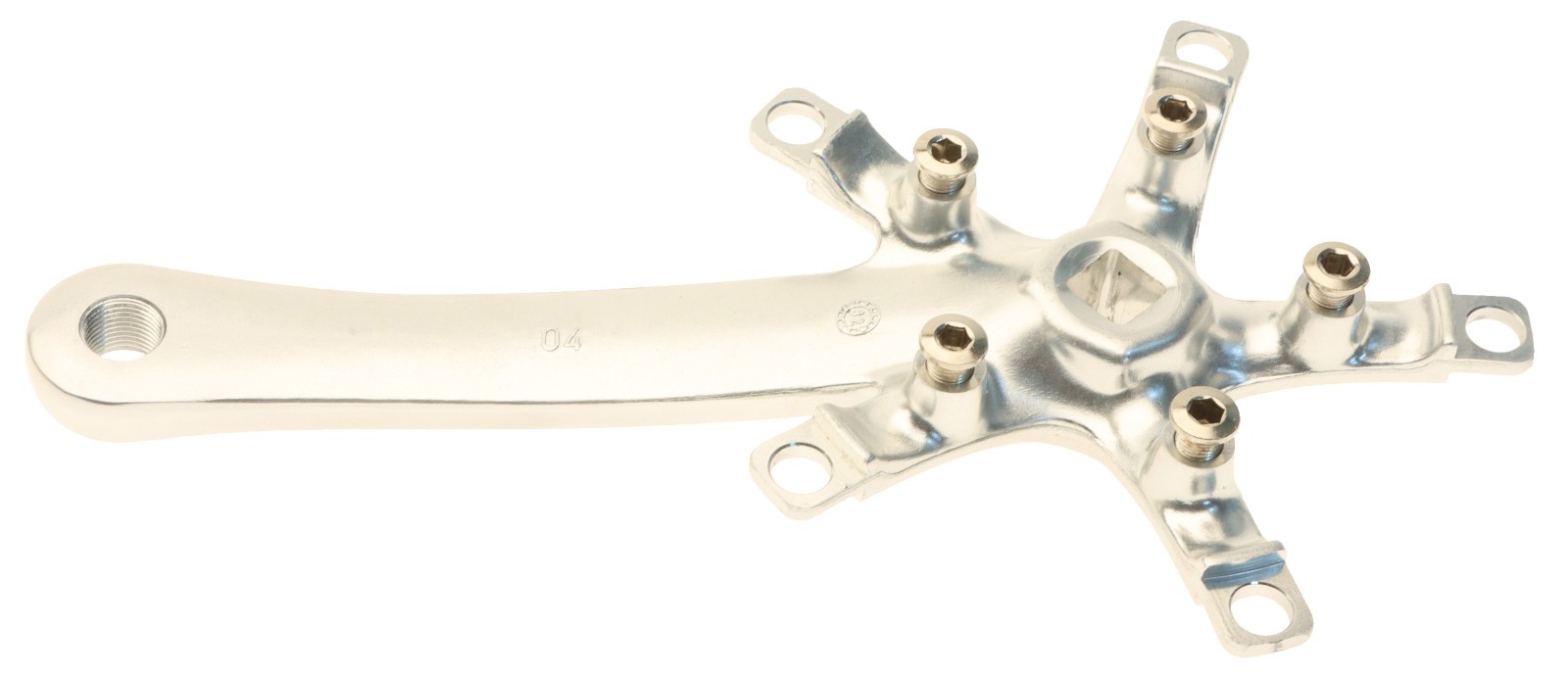 Campagnolo Racing T Crankset w/o Chainrings 170mm Length 135/74mm BCD NOS
