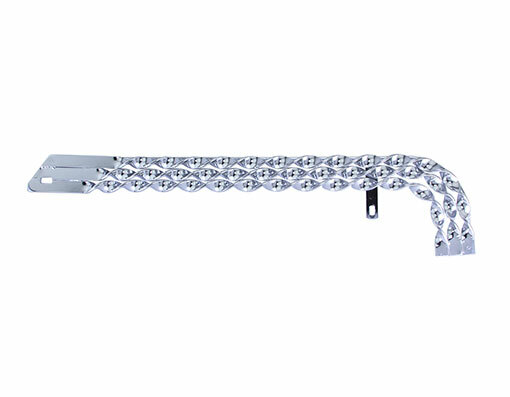 16″ LONG VINTAGELOWRIDER TRIPPLE FLAT TWISTED CHAIN GUARD IN CHROME FOR 20″ BIKE