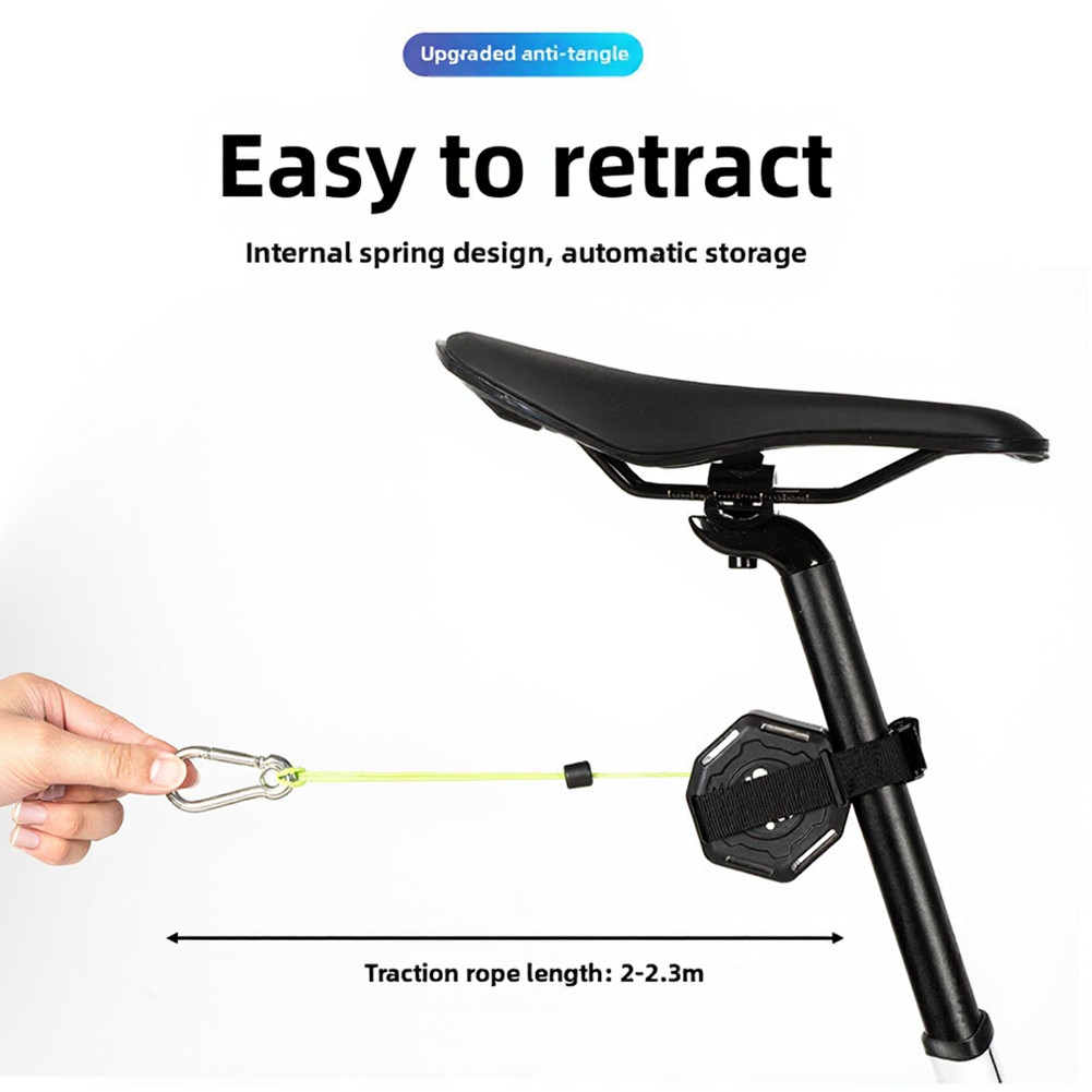 Parent for child Bike Tow Rope – Sturdy Traction Rope for Young Riders Training