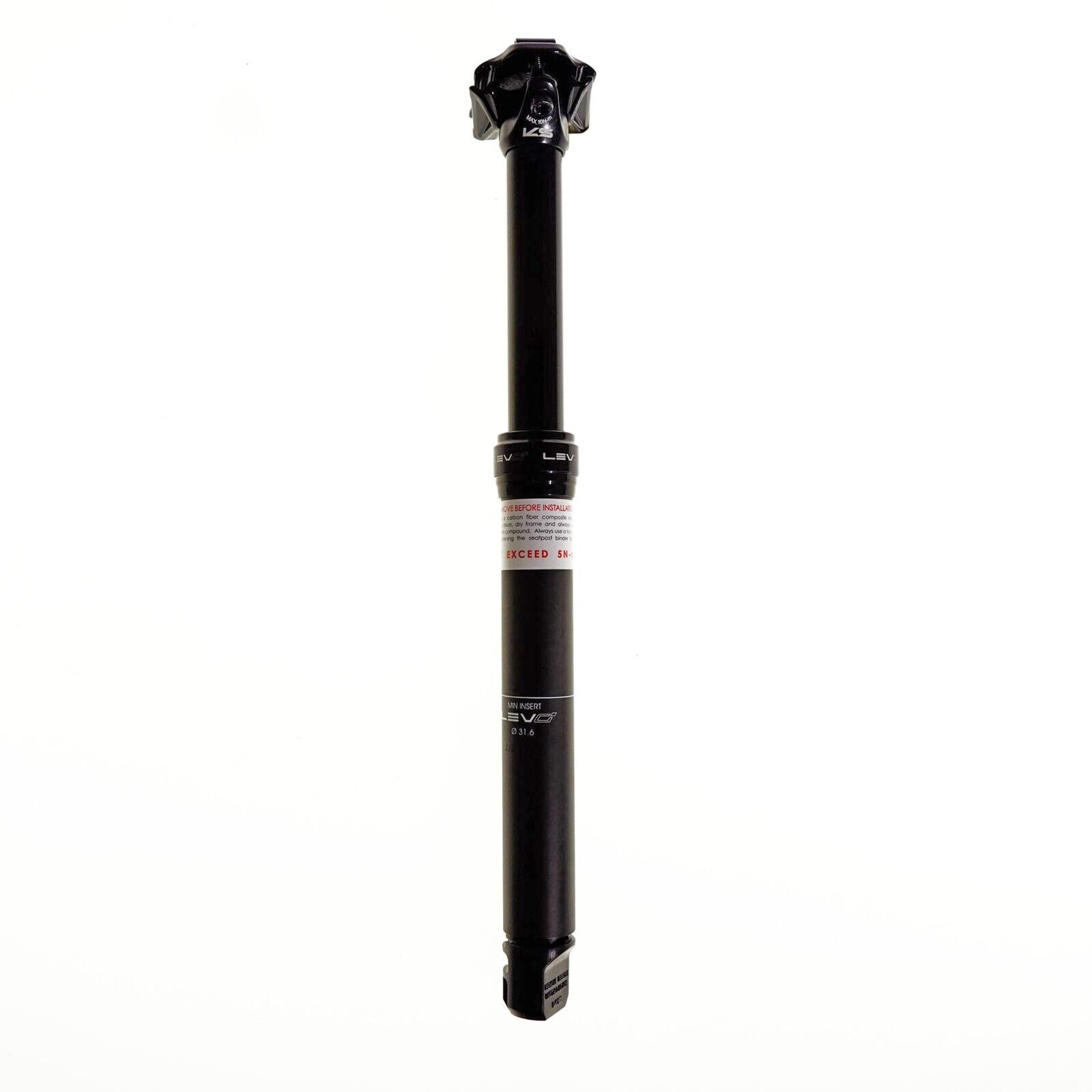 KS LEV Ci Carbon Remote Internal Bike Drop Seatpost 31.6 x 390 mm Travel:125