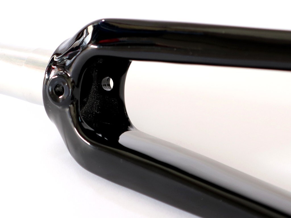 1-1/8″ to 1-1/4″ Road Bike Carbon 700C Tapered Fork Black 580g