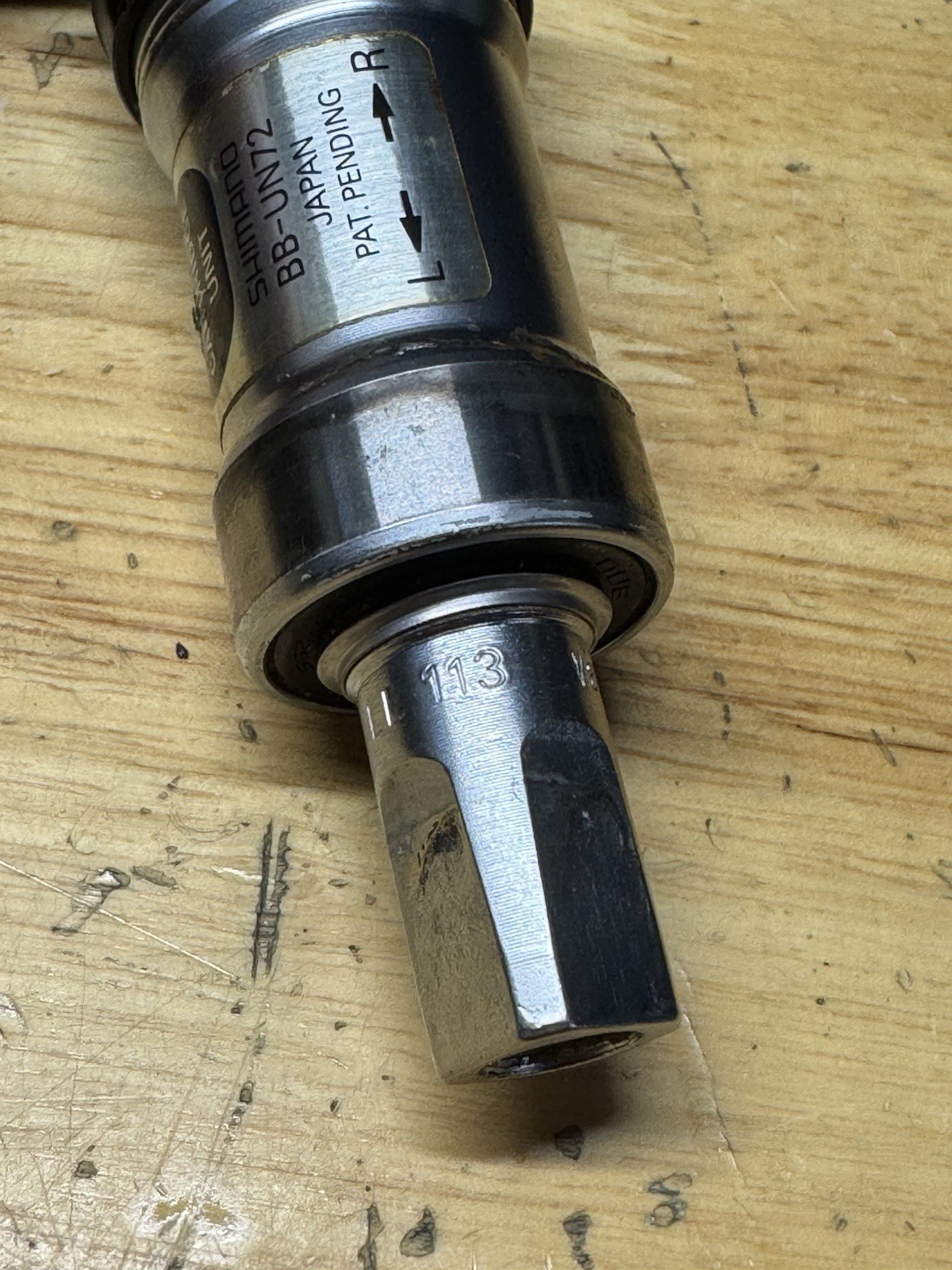 Shimano Deore XT BB-UN72 113mm Square Taper Bottom Bracket BSA English Japan