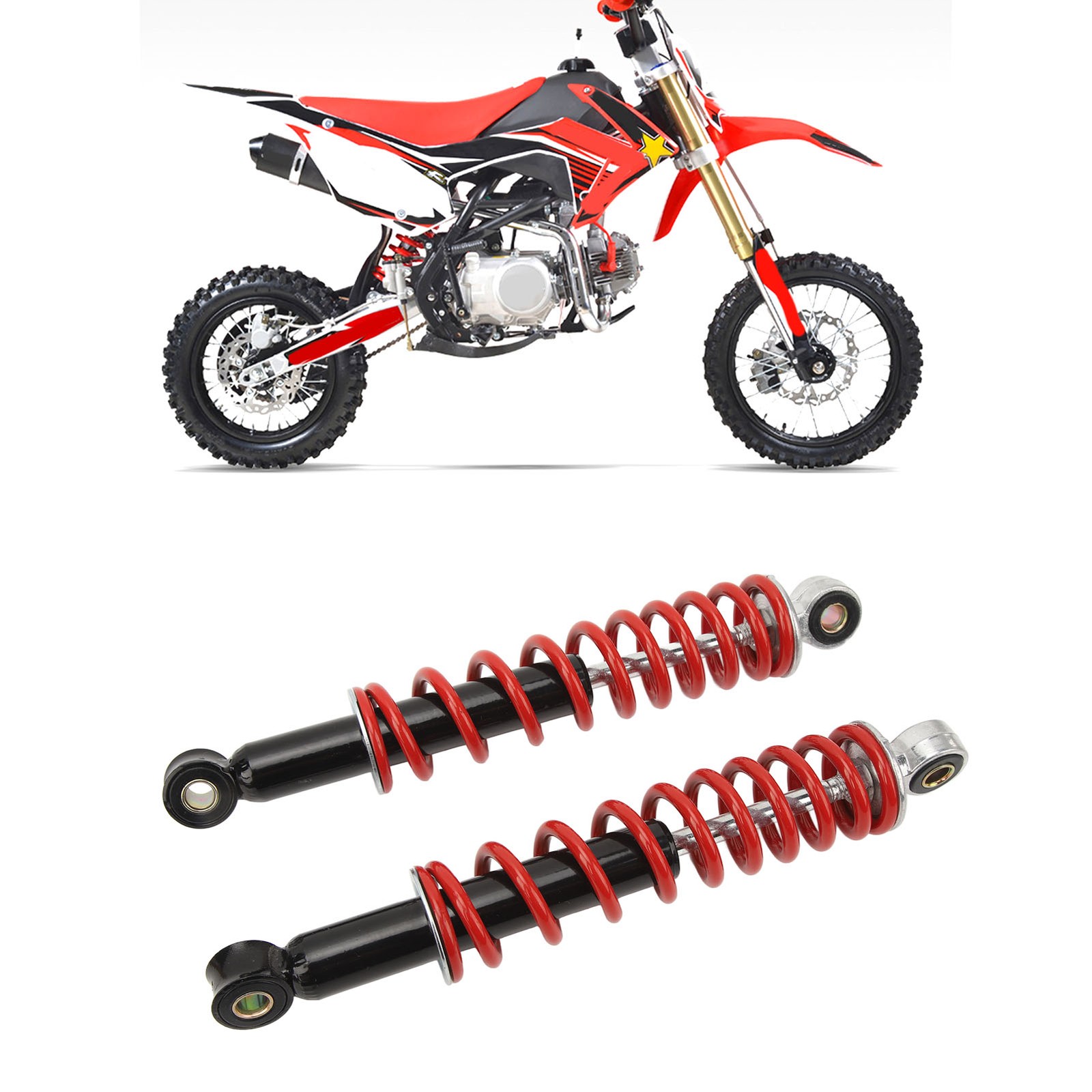 270mm Shocks Absorber Durable Steel Alloy Suspension For Dirt Bike ATV Moto NZIB