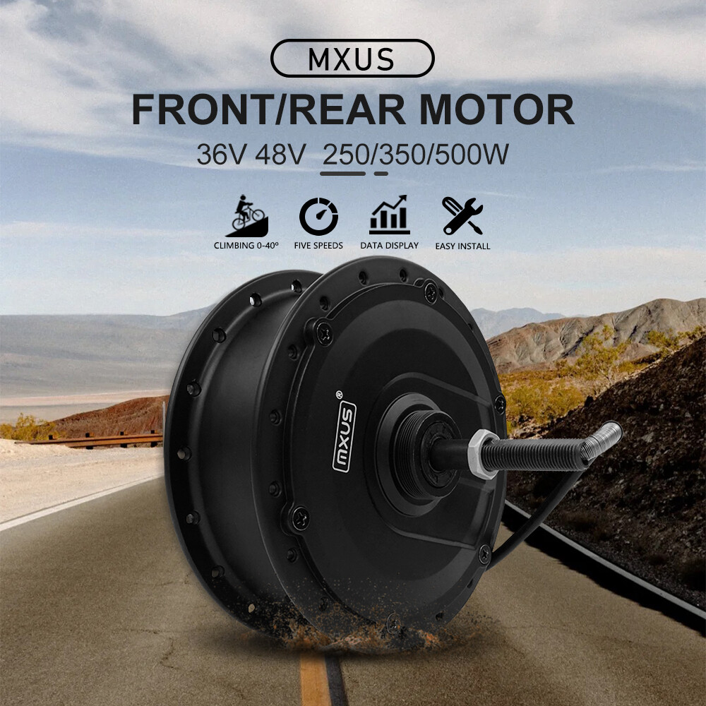 36V 48V 250W 350W 500W Electric Bike Front/Rear Wheel Hub Motor Conversion Kit