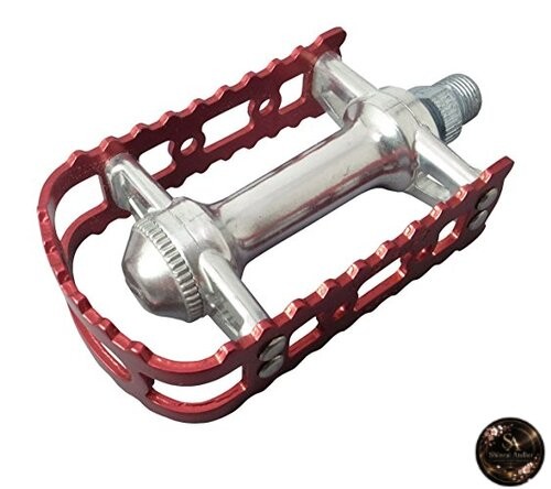 MKS (Mikashima Manufacturing Co. Ltd.) Bicycle Pedals BM-7 (Red)