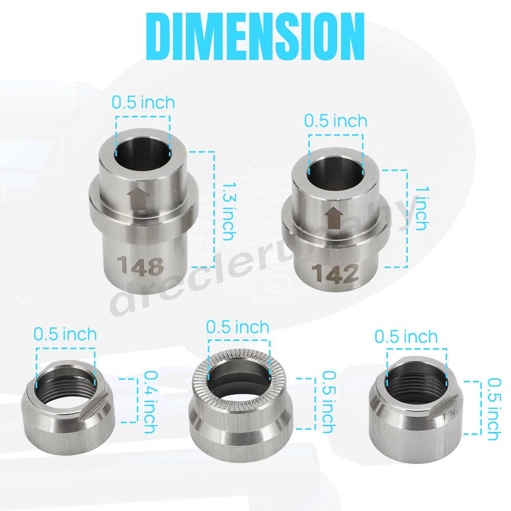 For Wahoo KICKR CORE KICKR V4 Thru Axle Adapter Kit Fit Shimano-style & SRAM XDR
