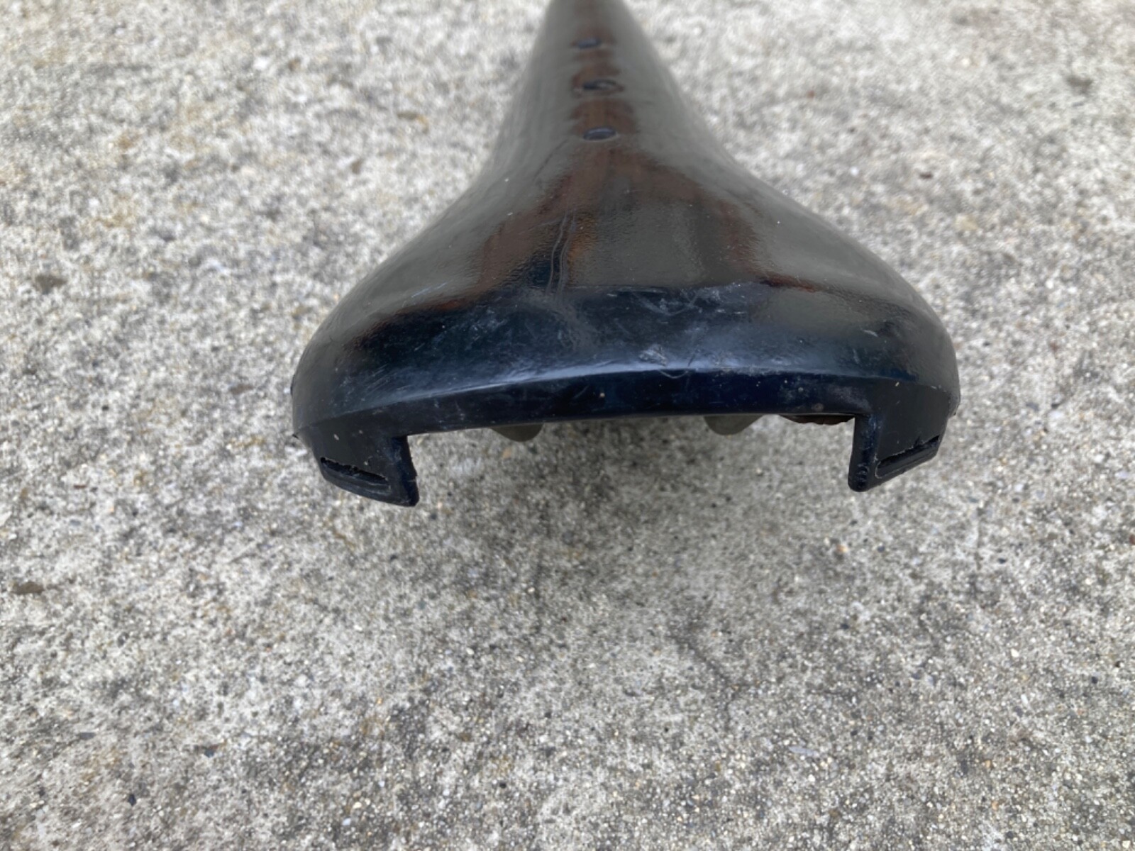 Freccia D’oro Black Road Eroica Plastic Racing Saddle Vintage 70’s Steel