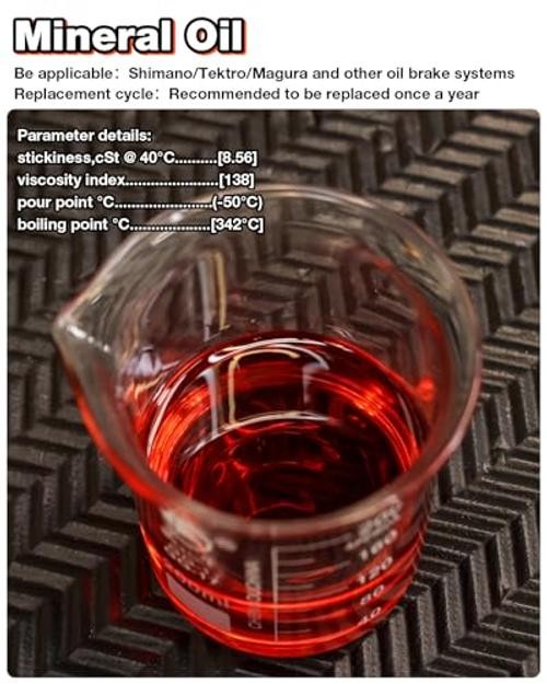 Brake Bleed Kit for Shimano, TEKTRO, TRP For Shimano with 150ml Mineral Oil