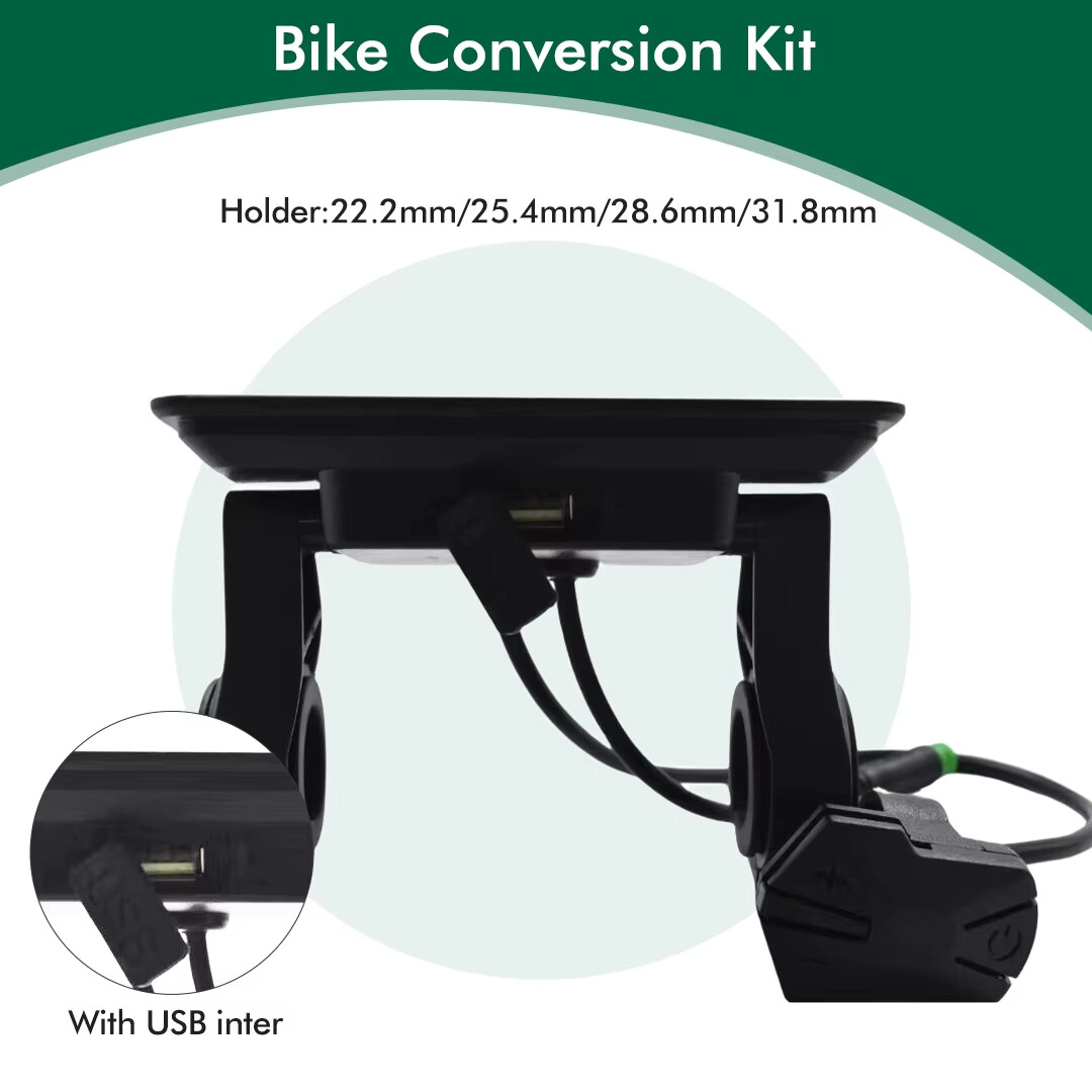 Ebike H6C LCD Display Control Electric Bicycle Speed Meter Speedometer UART No2