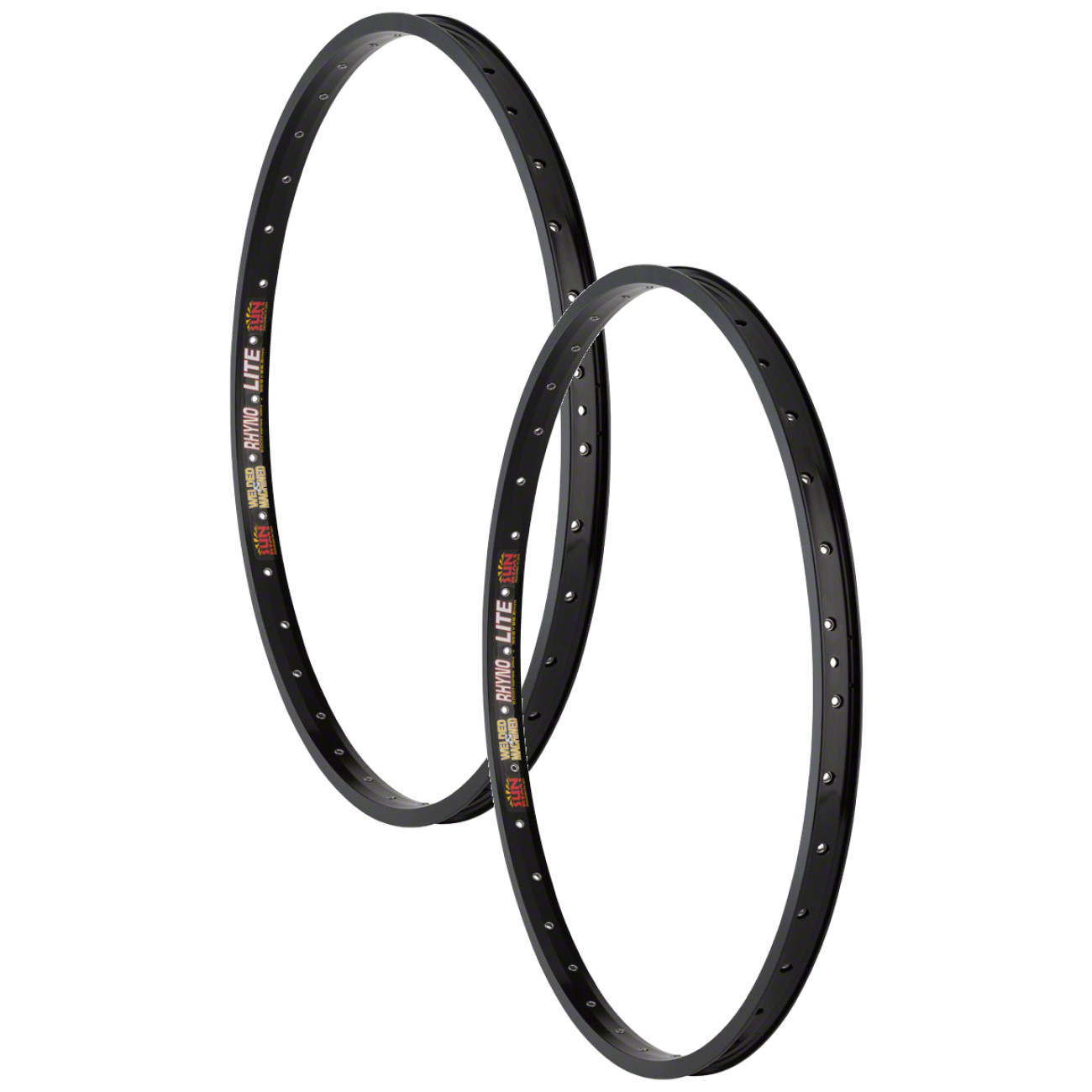 Pack of 2 Sun Ringle Rhyno Lite XL Rim – 26″, Rim, Black, 36H, Clincher