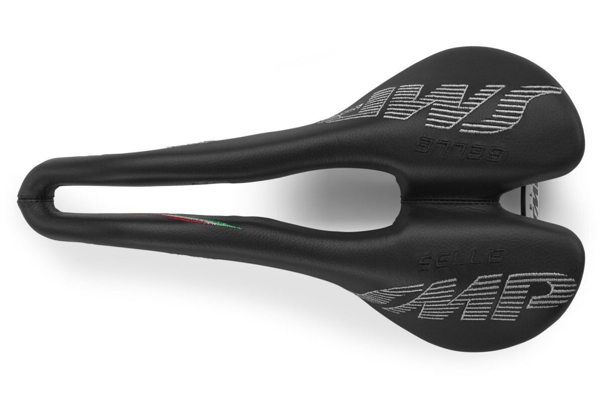 Selle SMP Pro Bicycle Saddle 148mm x 278mm Black – Stainless Steel Rail