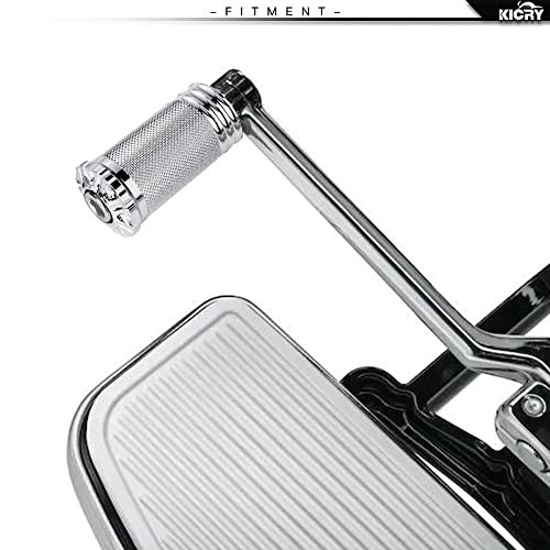 Shifter Peg Motorcycle Shift Lever Black CNC Billet Foot Pegs Chrome-A