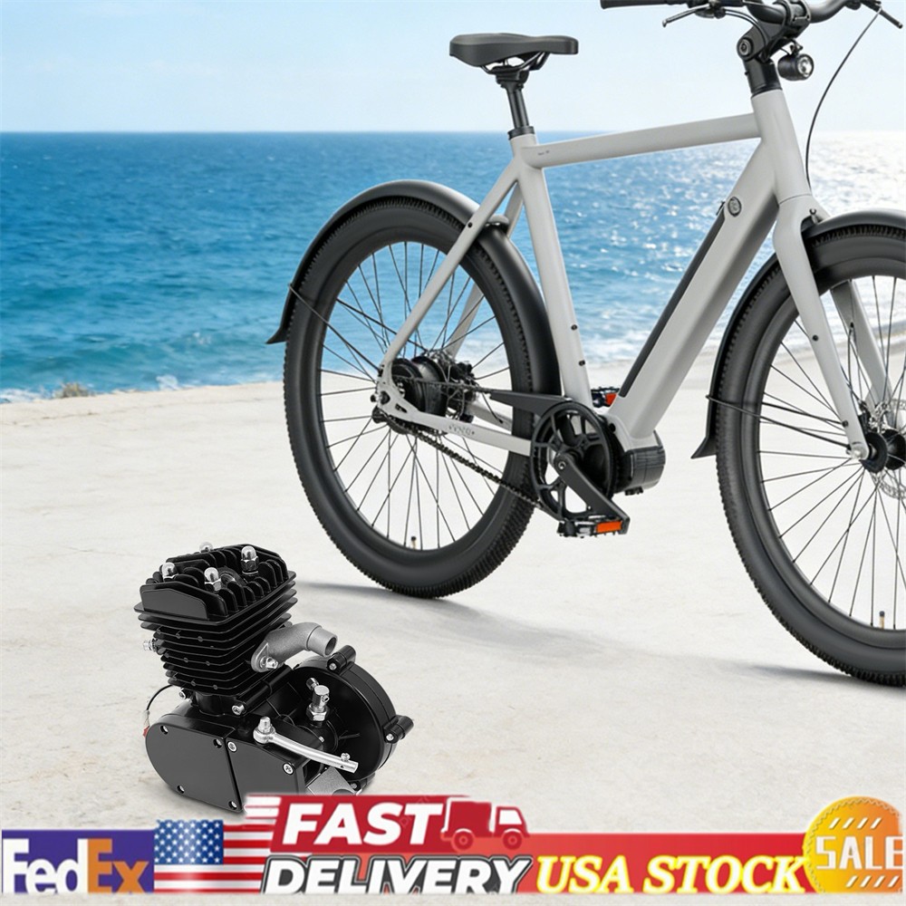 80cc Front Wheel Bike Bicycle Motorized 2-Stroke Petrol Gas Engine Motor Kit Set