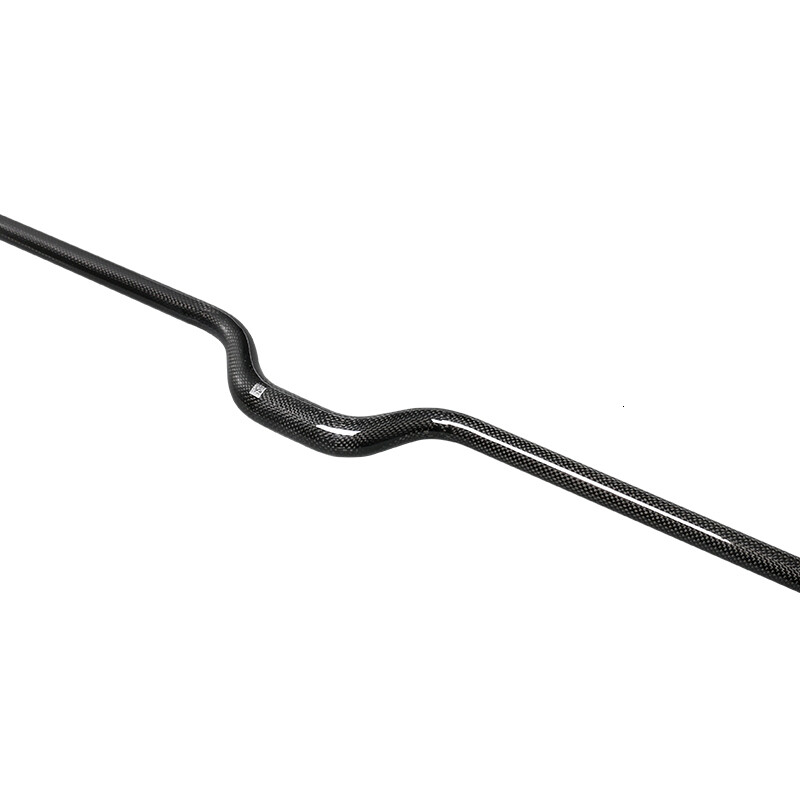 25.4/31.8mm Full Carbon Handlebar MTB Folding Bike Riser Bar 600-740mm Rise 55mm