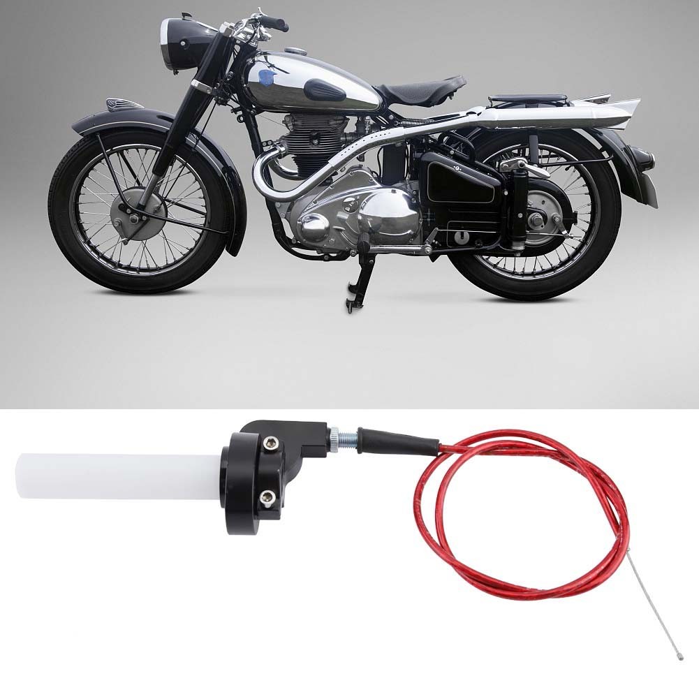 4.5 Inch Quick Action Turn Twist Handlebar Throttle Grip Twist With Cable F AHTM