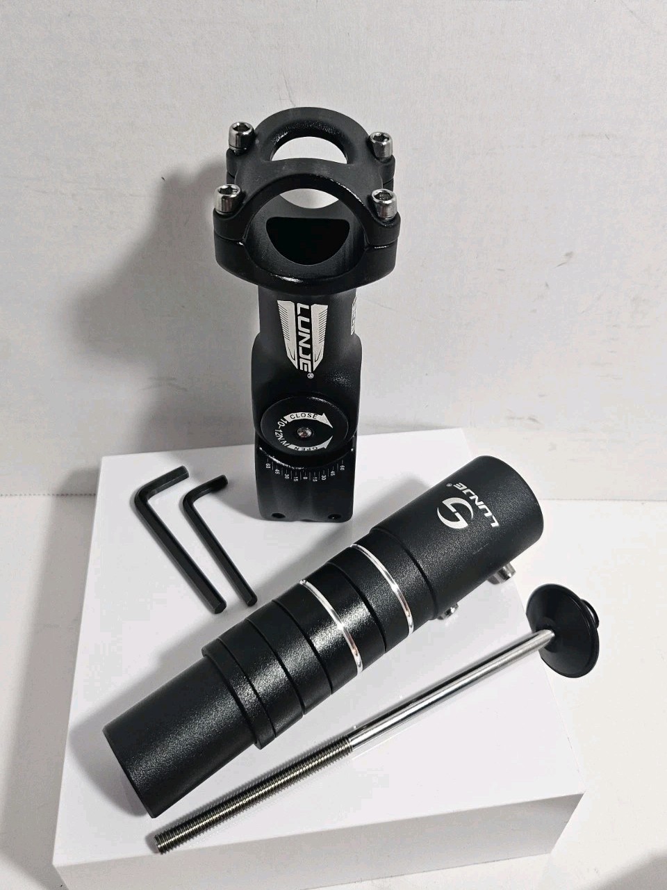 LUNJE XT-A820D Adjustable MTB Bike Stem Aluminum Alloy Road Bicycle Stem XT-Z002