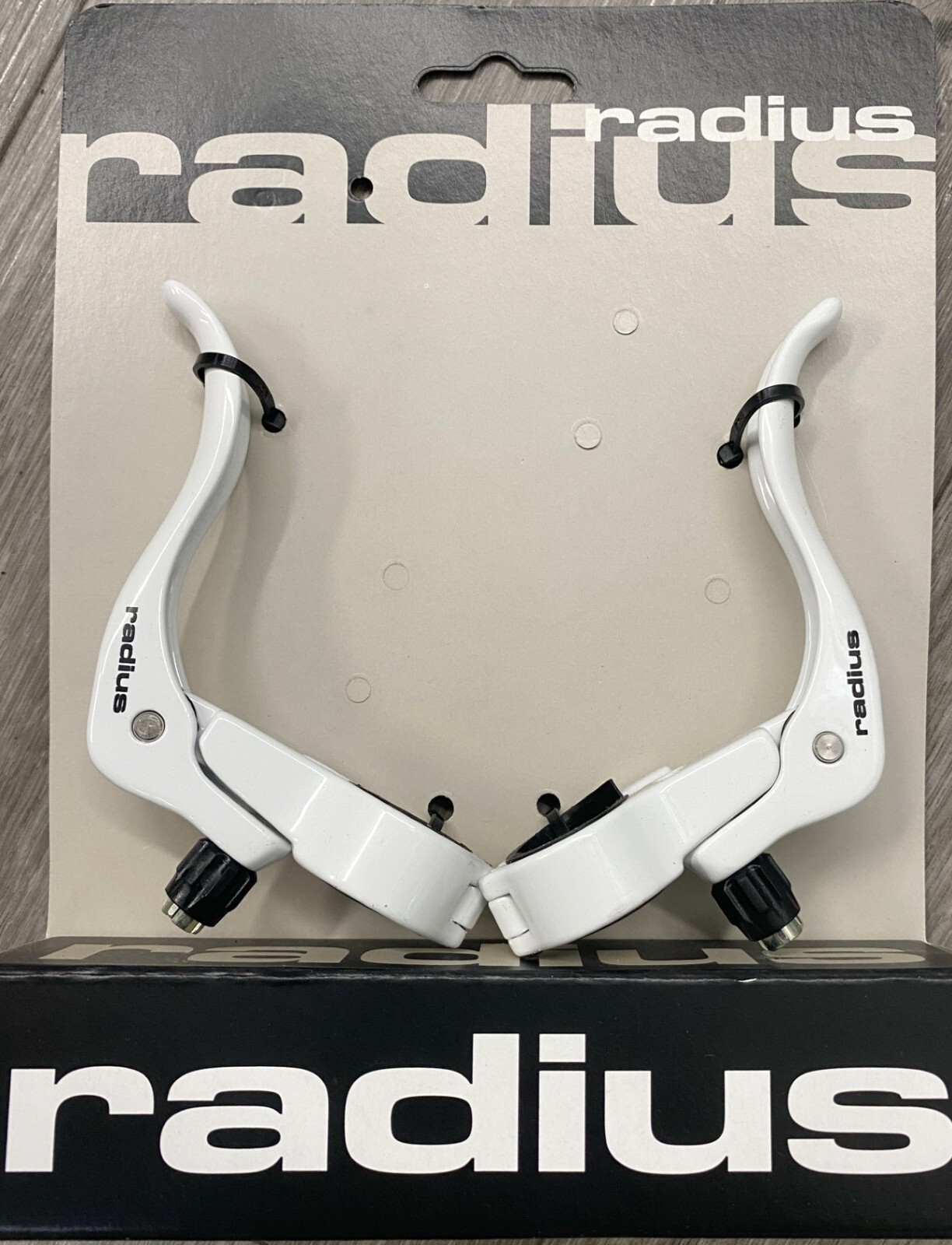 RADIUS Bicycle Bike Brake Lever Set 24m Top Mount, White