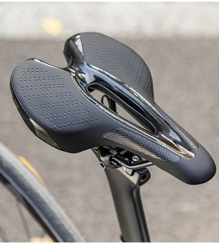 Bicycle Saddle with Dual Tail Lights USB charging PLSELIS MTB Road Bike