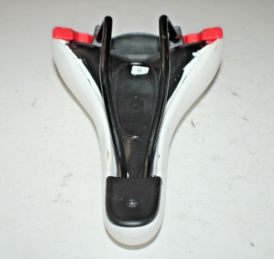 Comfort Hybrid Bike Saddle 250/140mm White Cruiser Touring Road Fast USA Shipper