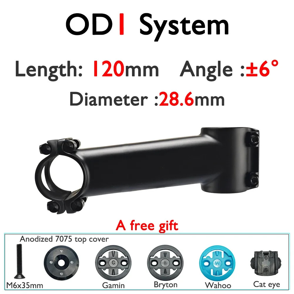 -6 Degrees Carbon Bicycle Riser 60-120mm Bike Computer Stem 28.6/31.8mm