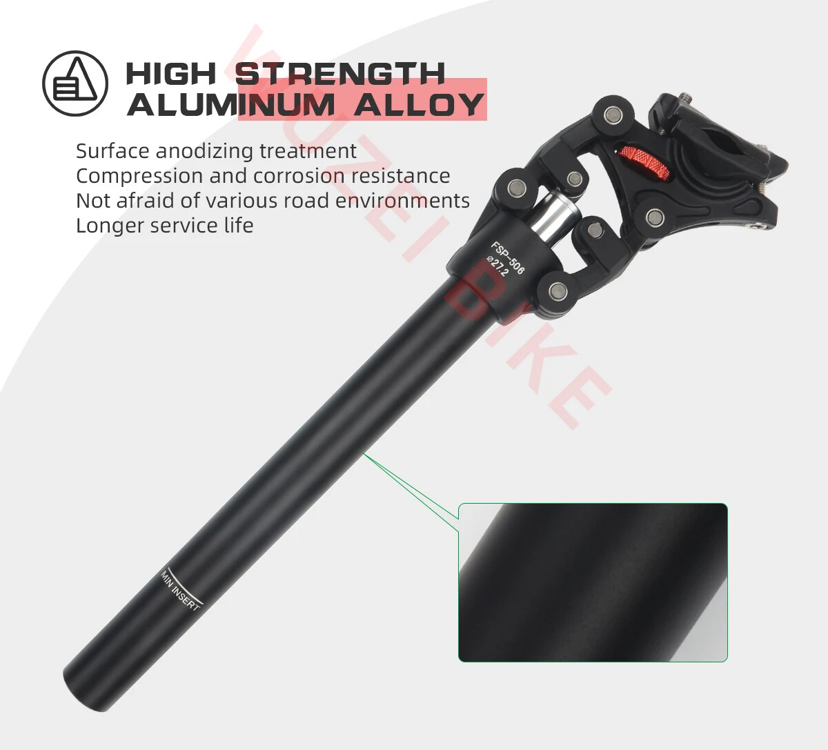 MTB Bicycle Damping Suspension Seatpost Dropper Seat Tube 27.2/31.6mm Seat Post