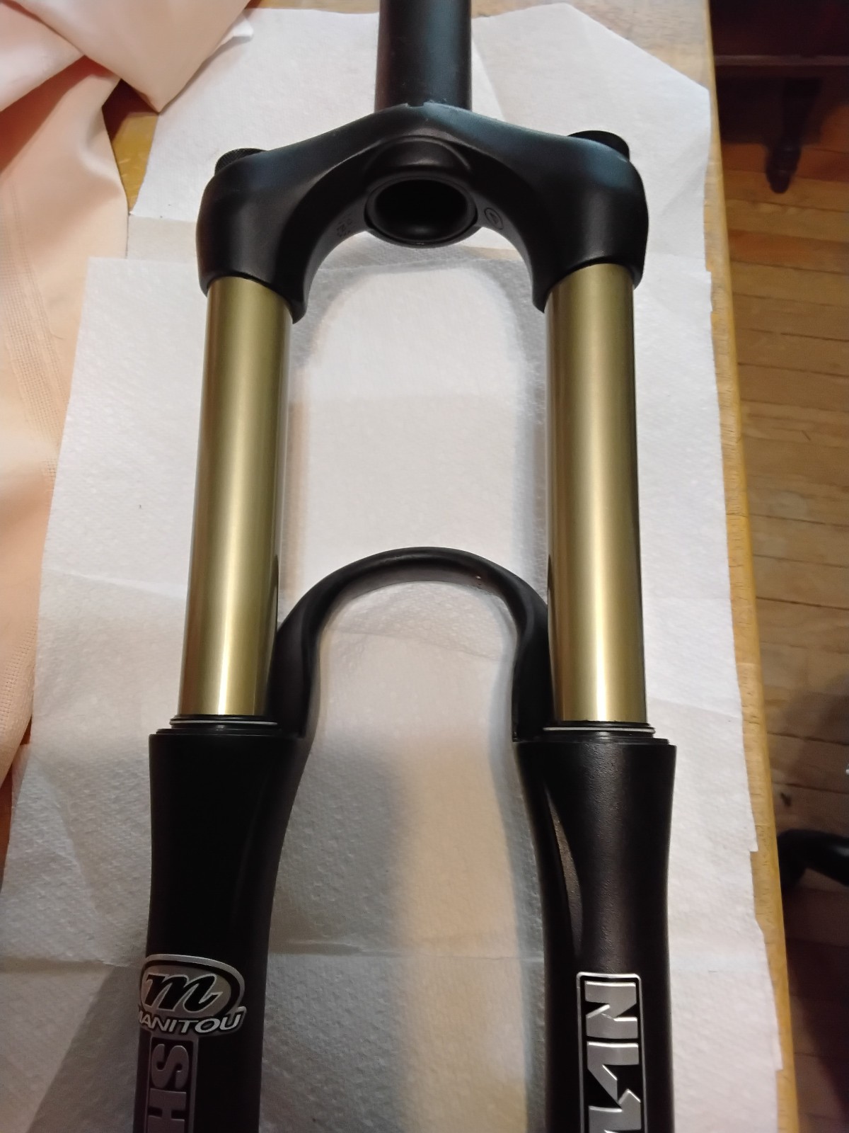 Manitou Fork 1.5 steer tube 26″ fork SHERMAN Boost 20 free shipping