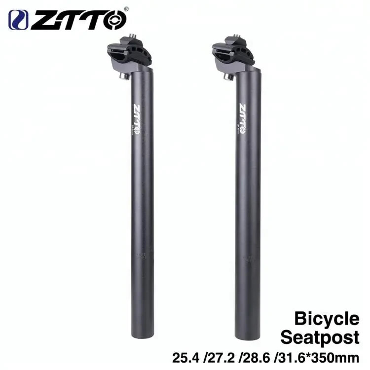 ZTTO Bike Bicycle Seat Post Tube SeatPost 25.4/27.2/28.6/31.6 350mm MTB