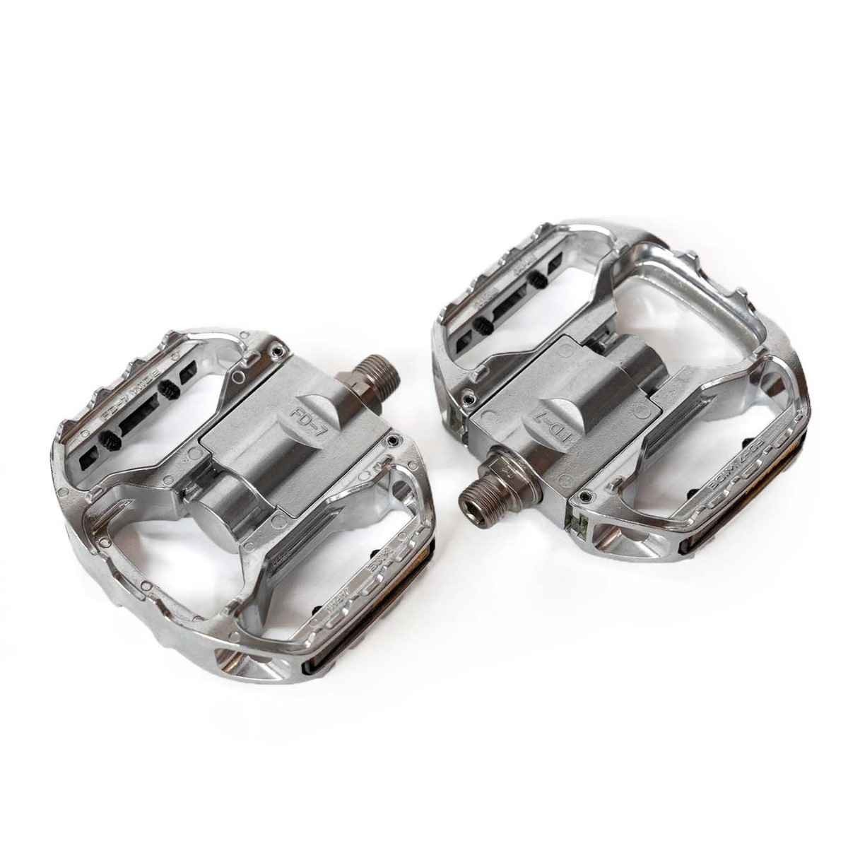 MKS FD-7 WIDE Folding Bicycle Pedals Silver Wide Platform Made in Japan